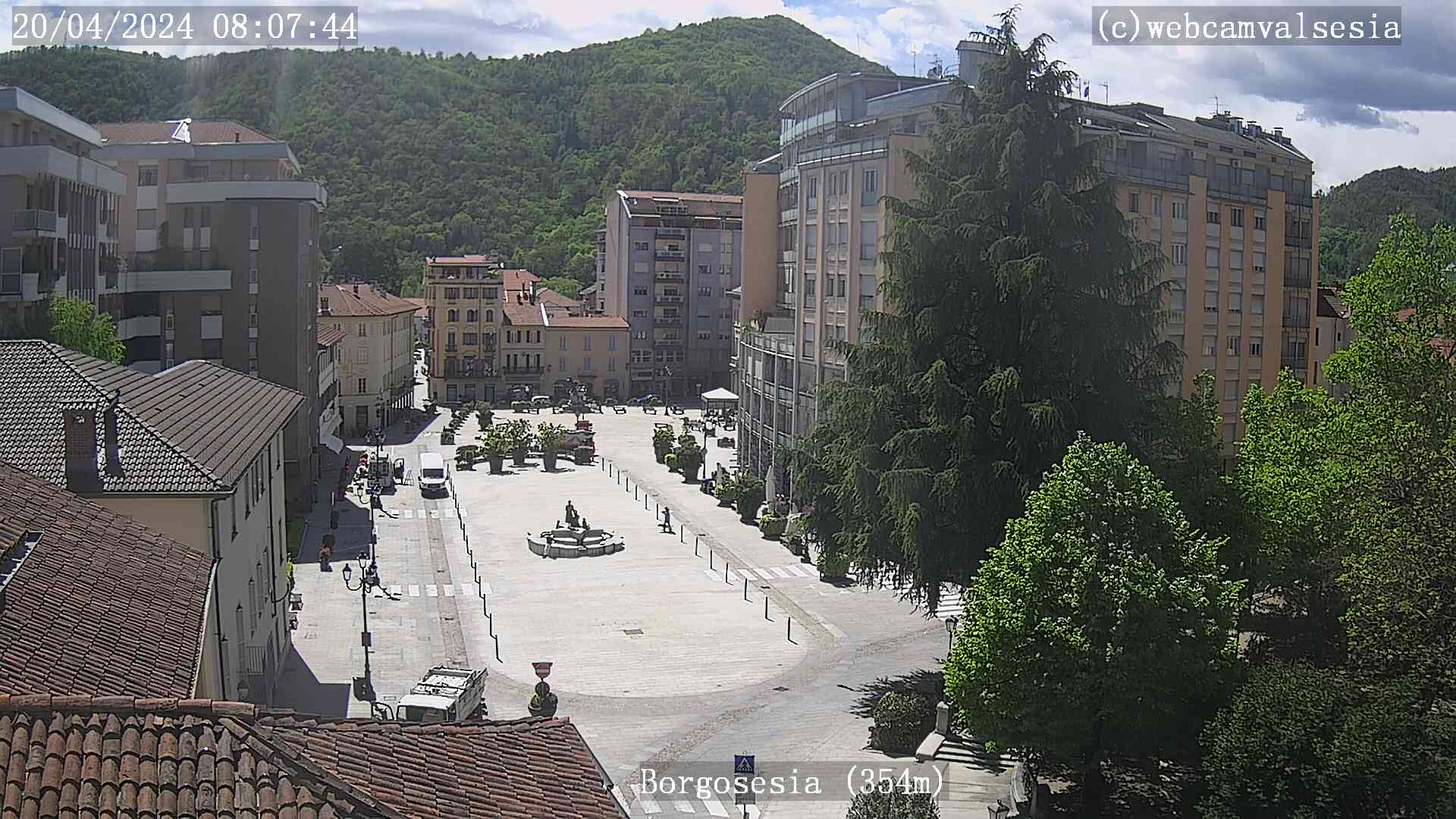 immagine della webcam nei dintorni di Pila: webcam Borgosesia