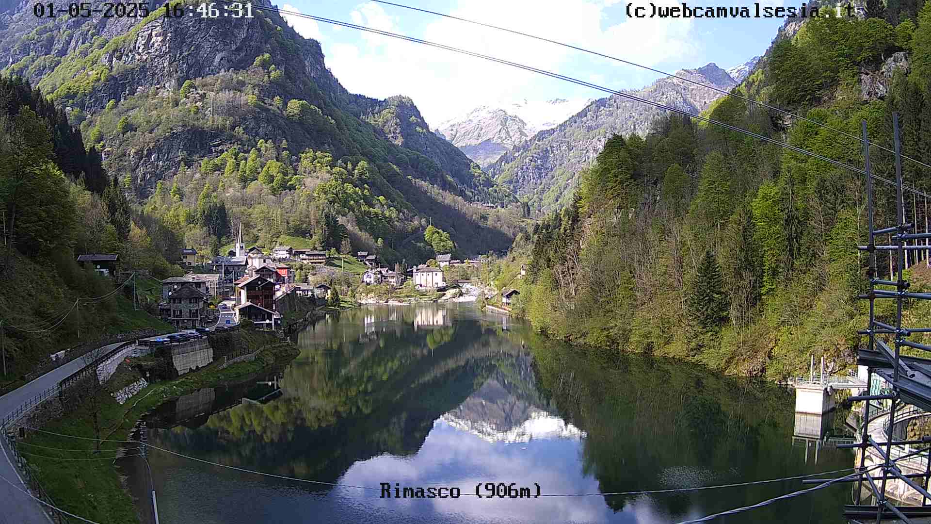 immagine della webcam nei dintorni di Scopello: webcam Rimasco