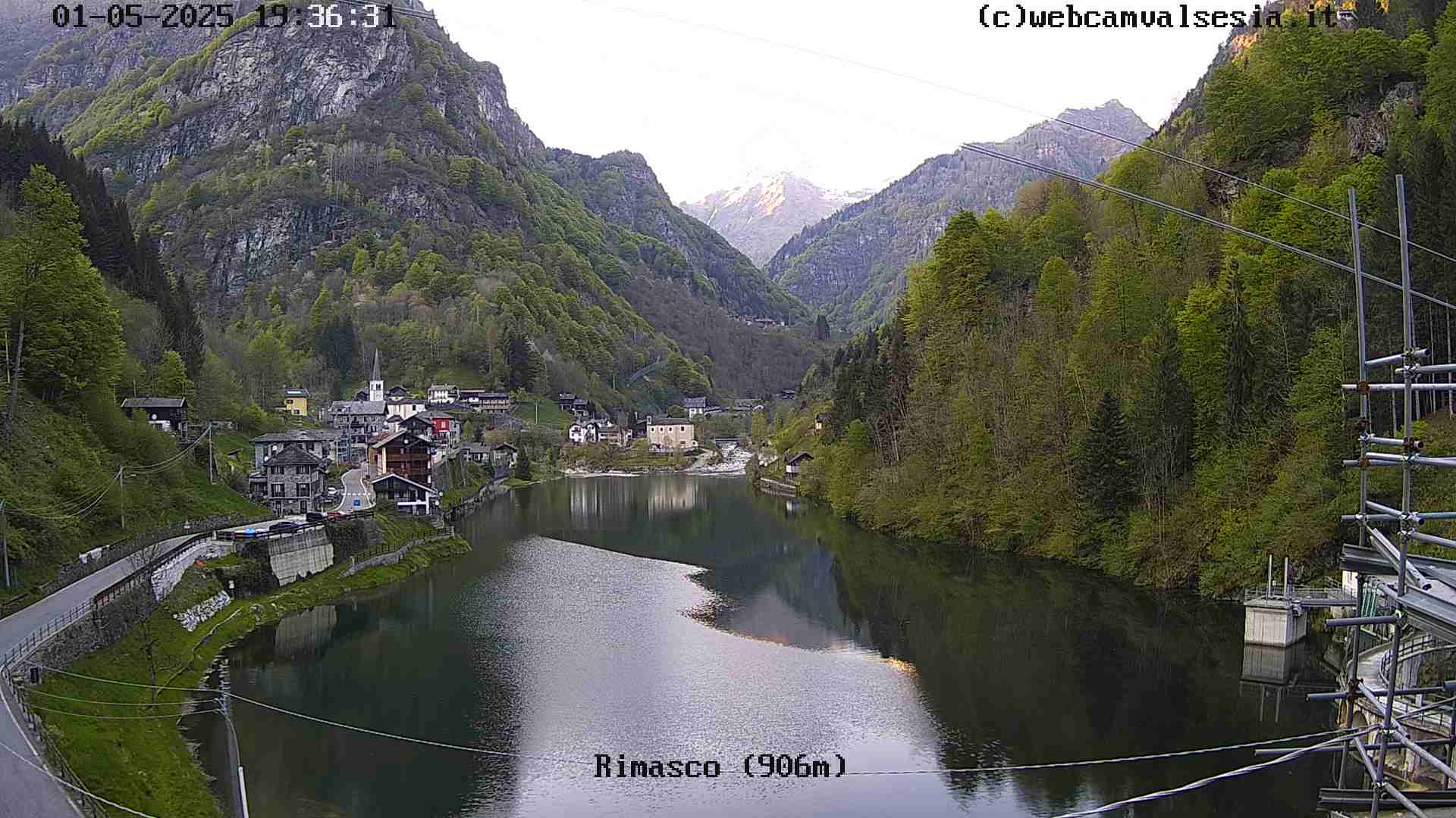 immagine della webcam nei dintorni di Boccioleto: webcam Rimasco