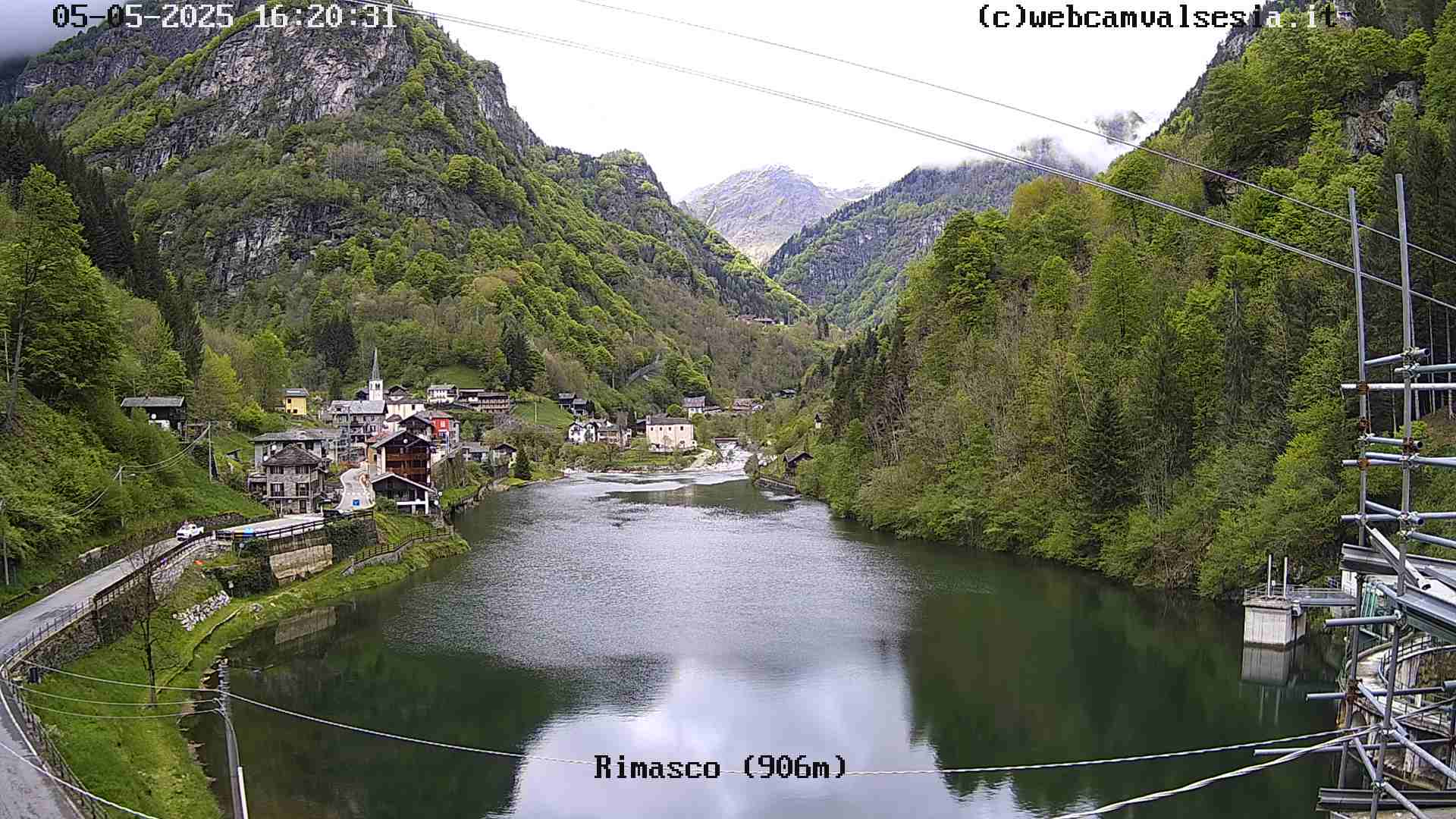 immagine della webcam nei dintorni di Scopello: webcam Rimasco