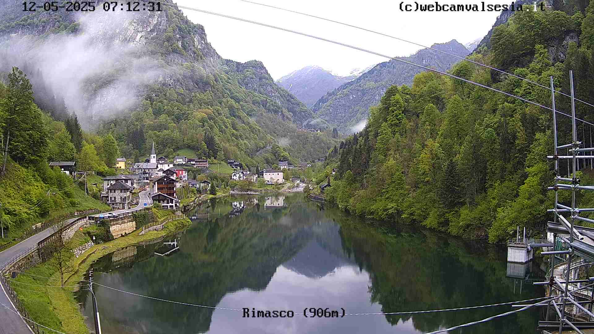 immagine della webcam nei dintorni di Rassa: webcam Rimasco