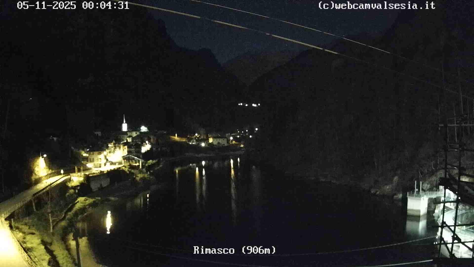 immagine della webcam nei dintorni di Passo dei Salati: webcam Rimasco
