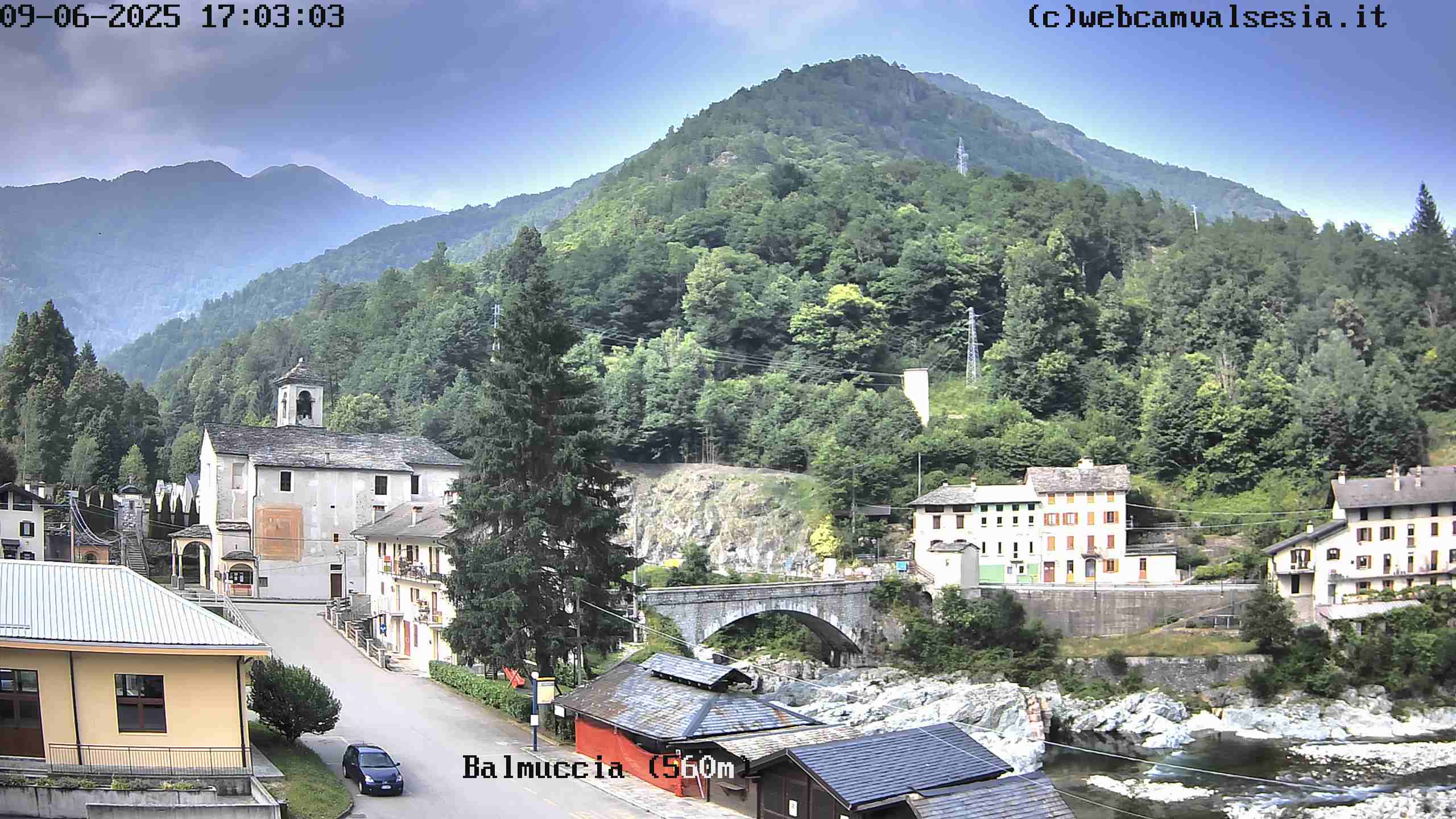 immagine della webcam nei dintorni di Alagna Valsesia: webcam Balmuccia