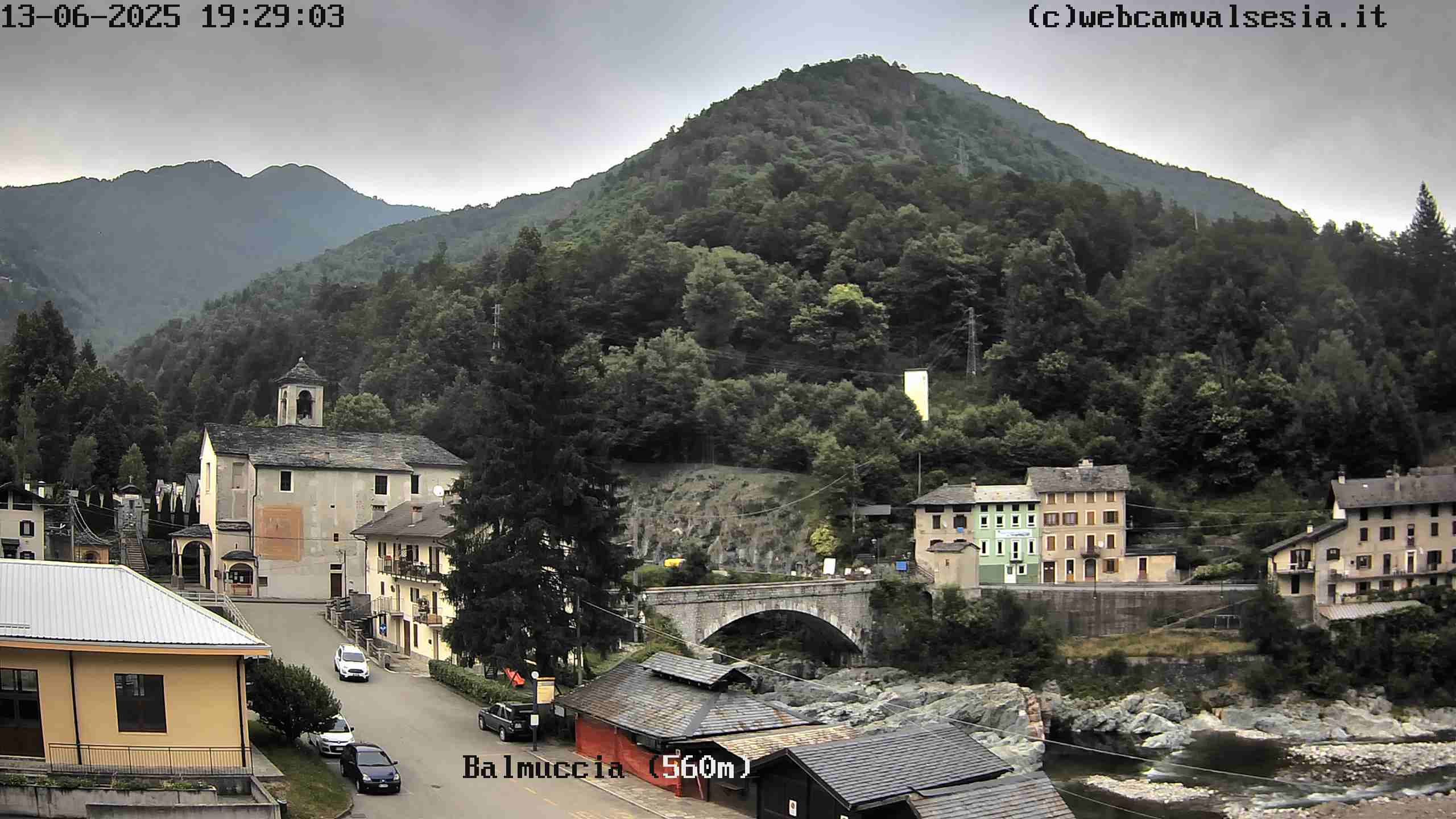 immagine della webcam nei dintorni di Alagna Valsesia: webcam Balmuccia
