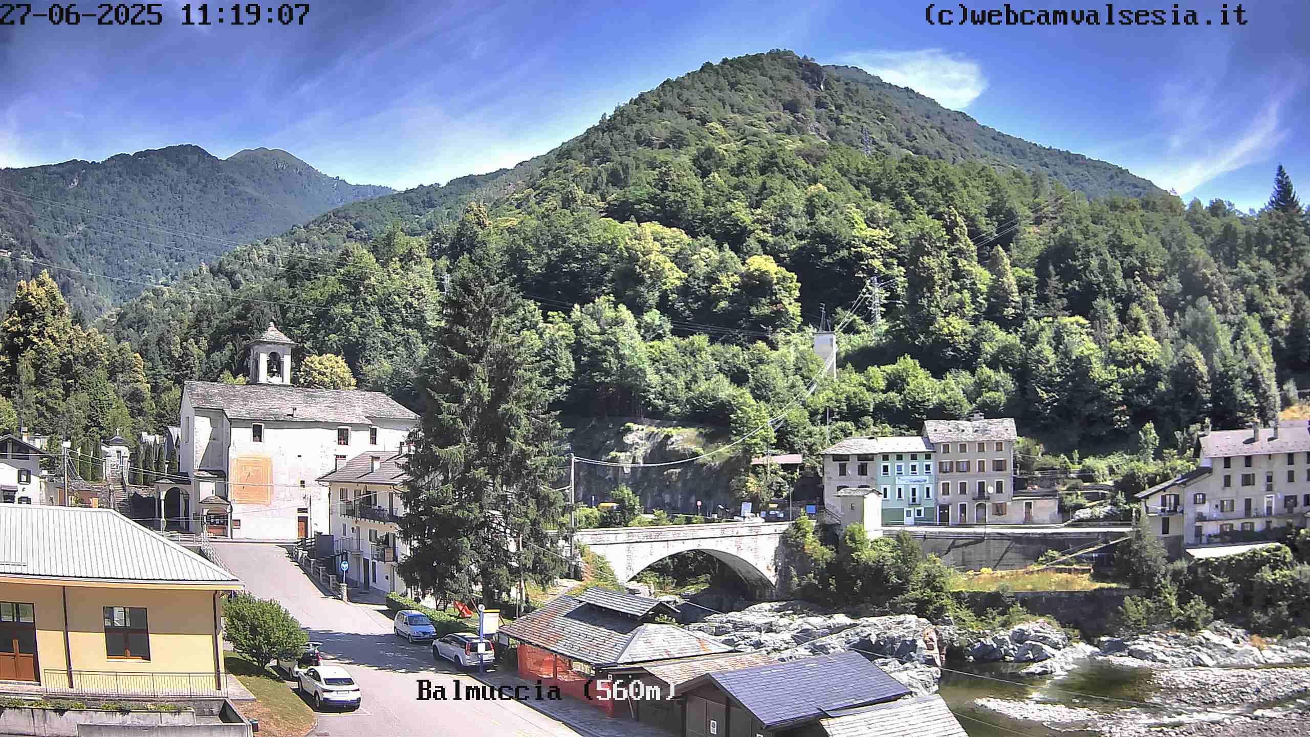 immagine della webcam nei dintorni di Alagna Valsesia: webcam Balmuccia