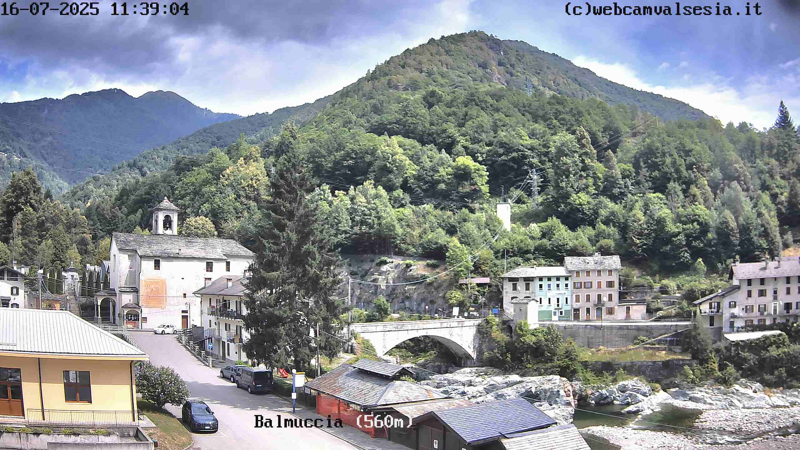 immagine della webcam nei dintorni di Quarona: webcam Balmuccia
