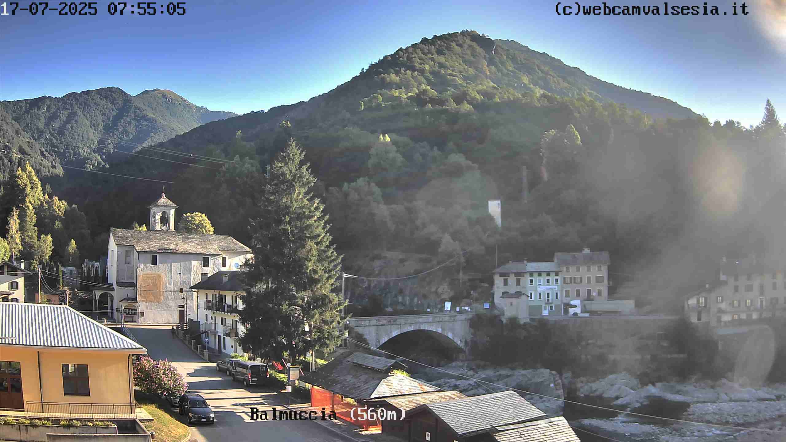 immagine della webcam nei dintorni di Quarona: webcam Balmuccia