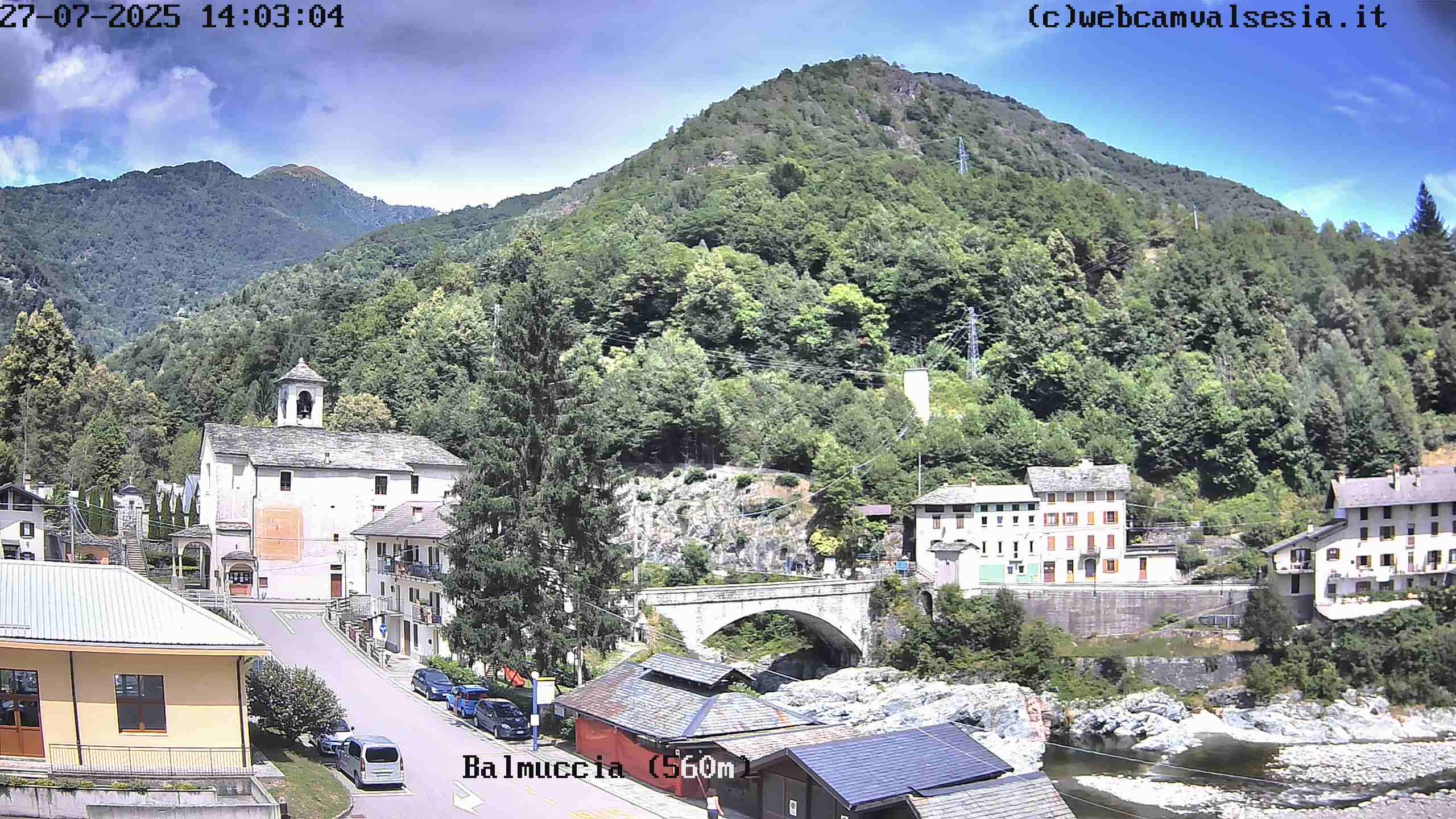 immagine della webcam nei dintorni di Trivero: webcam Balmuccia