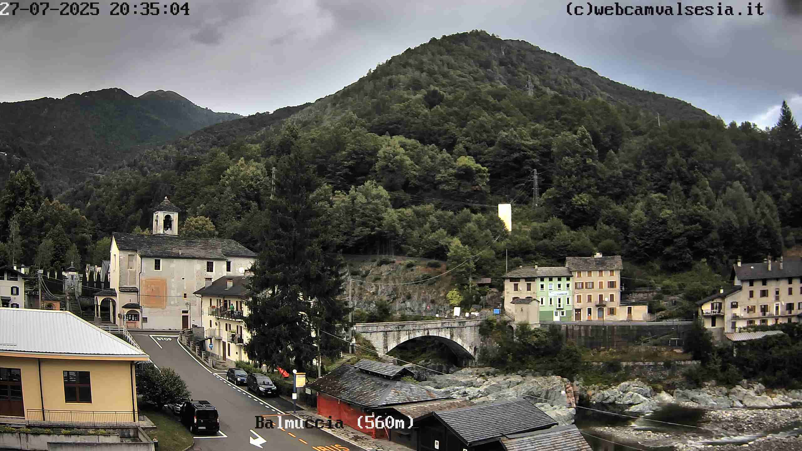 immagine della webcam nei dintorni di Alagna Valsesia: webcam Balmuccia
