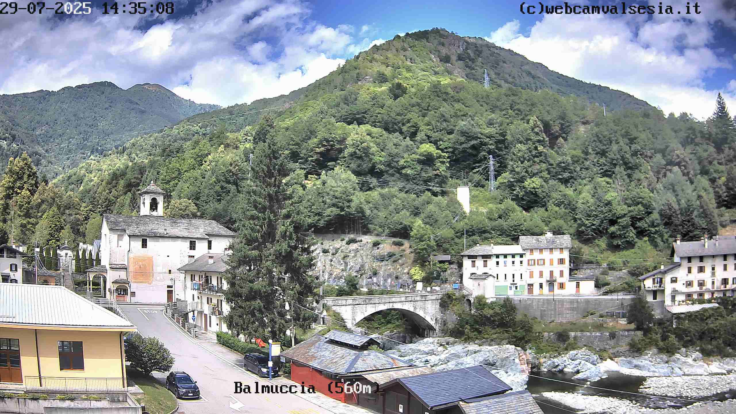immagine della webcam nei dintorni di Fobello: webcam Balmuccia