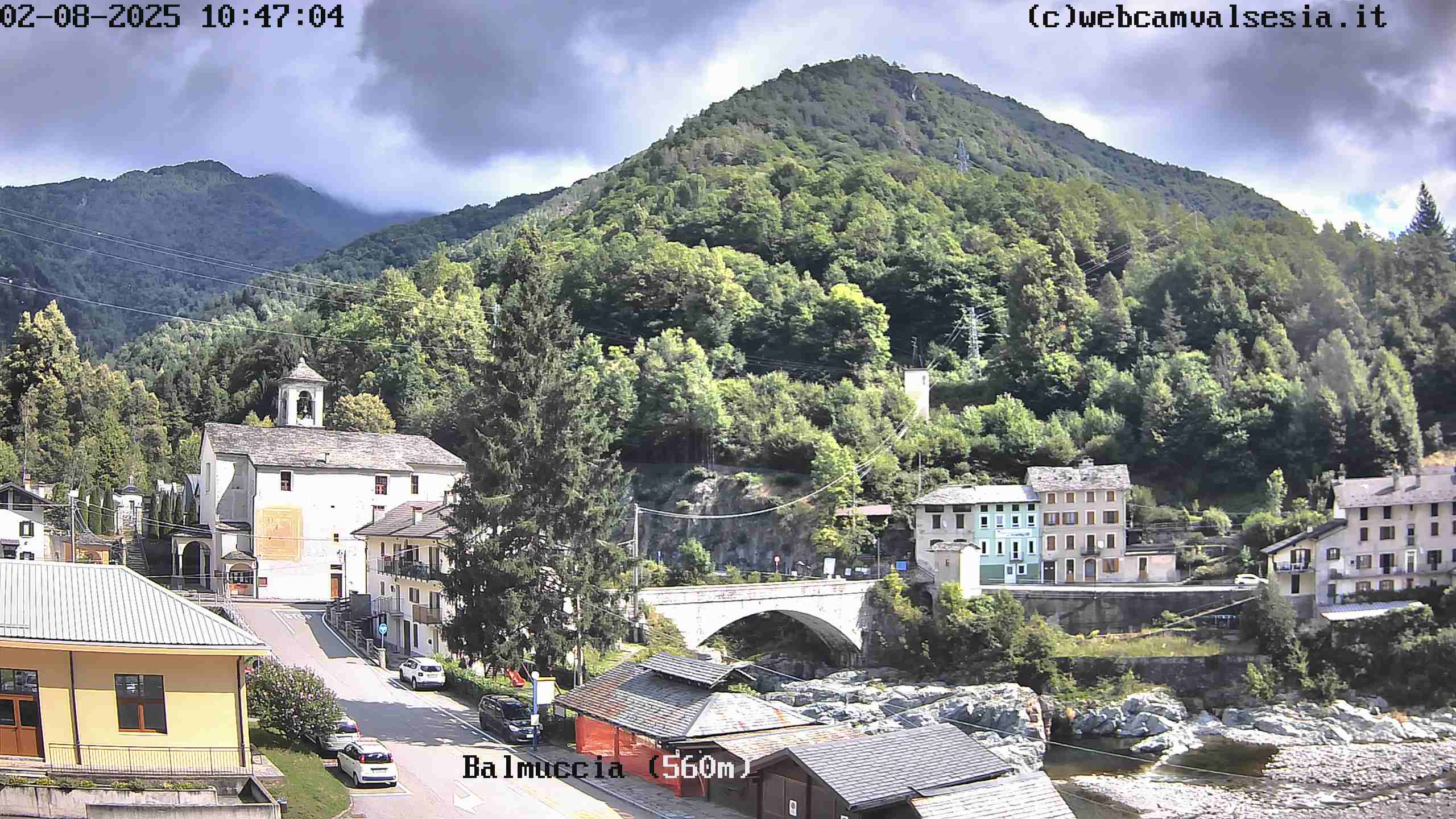 immagine della webcam nei dintorni di Piode: webcam Balmuccia