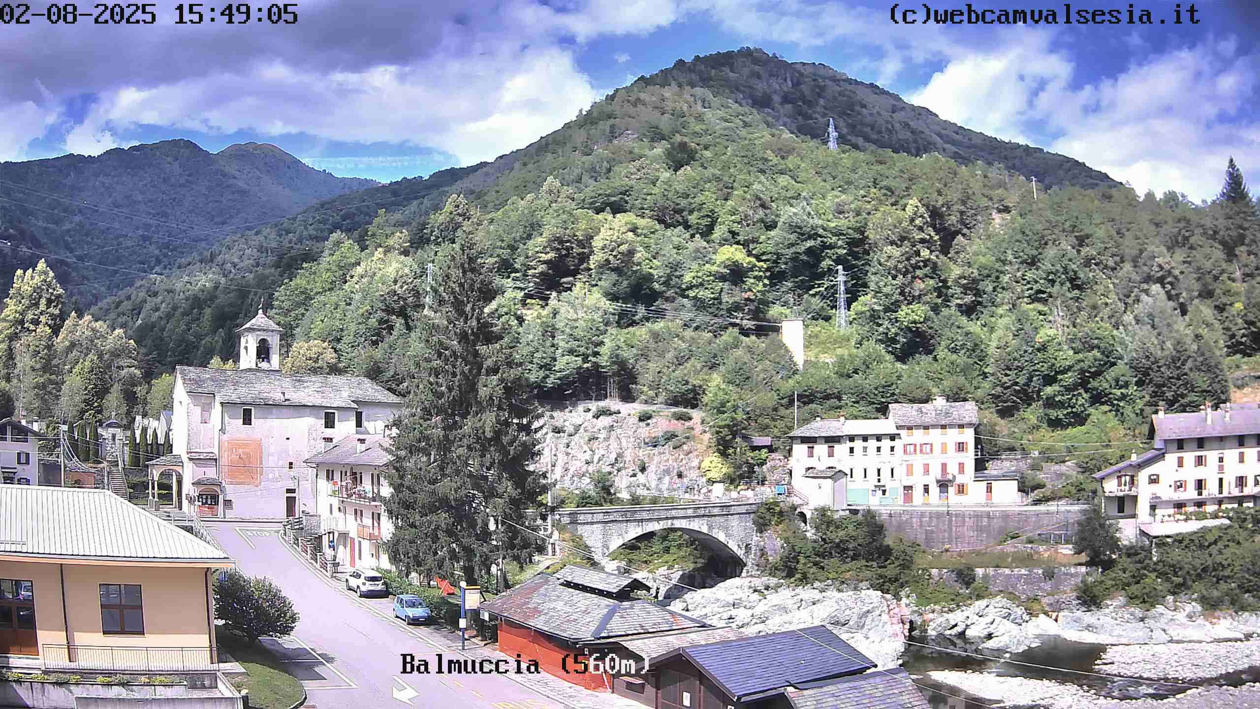 immagine della webcam nei dintorni di Alagna Valsesia: webcam Balmuccia