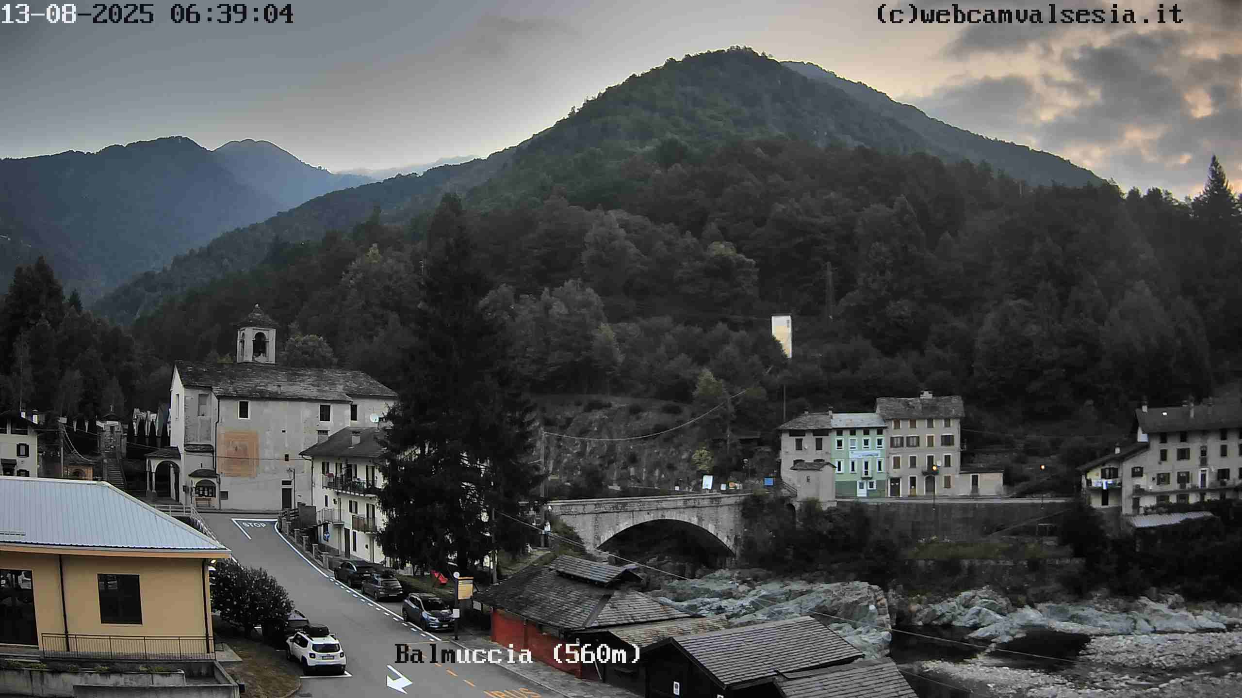 immagine della webcam nei dintorni di Campertogno: webcam Balmuccia