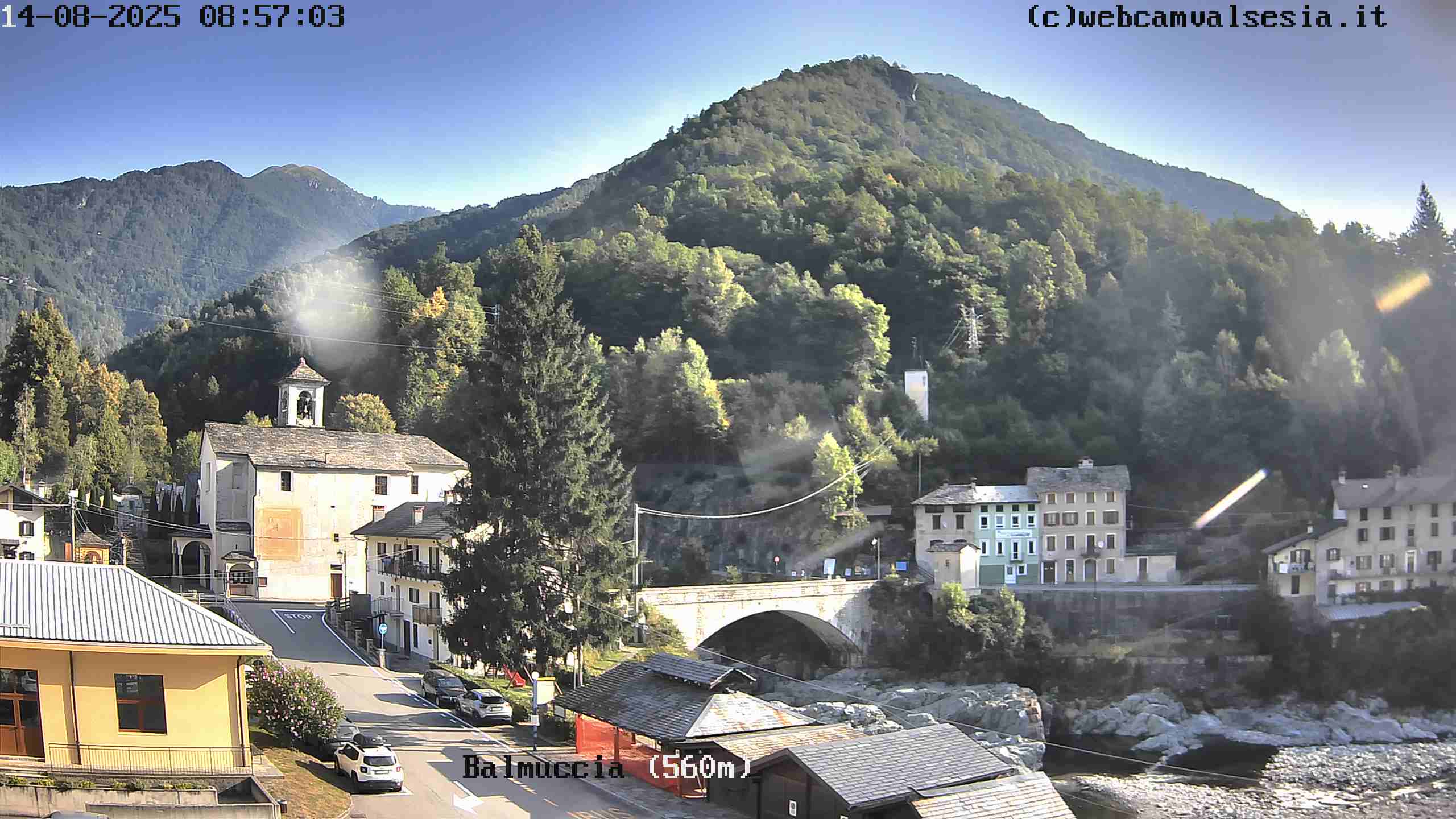 immagine della webcam nei dintorni di Scopello: webcam Balmuccia