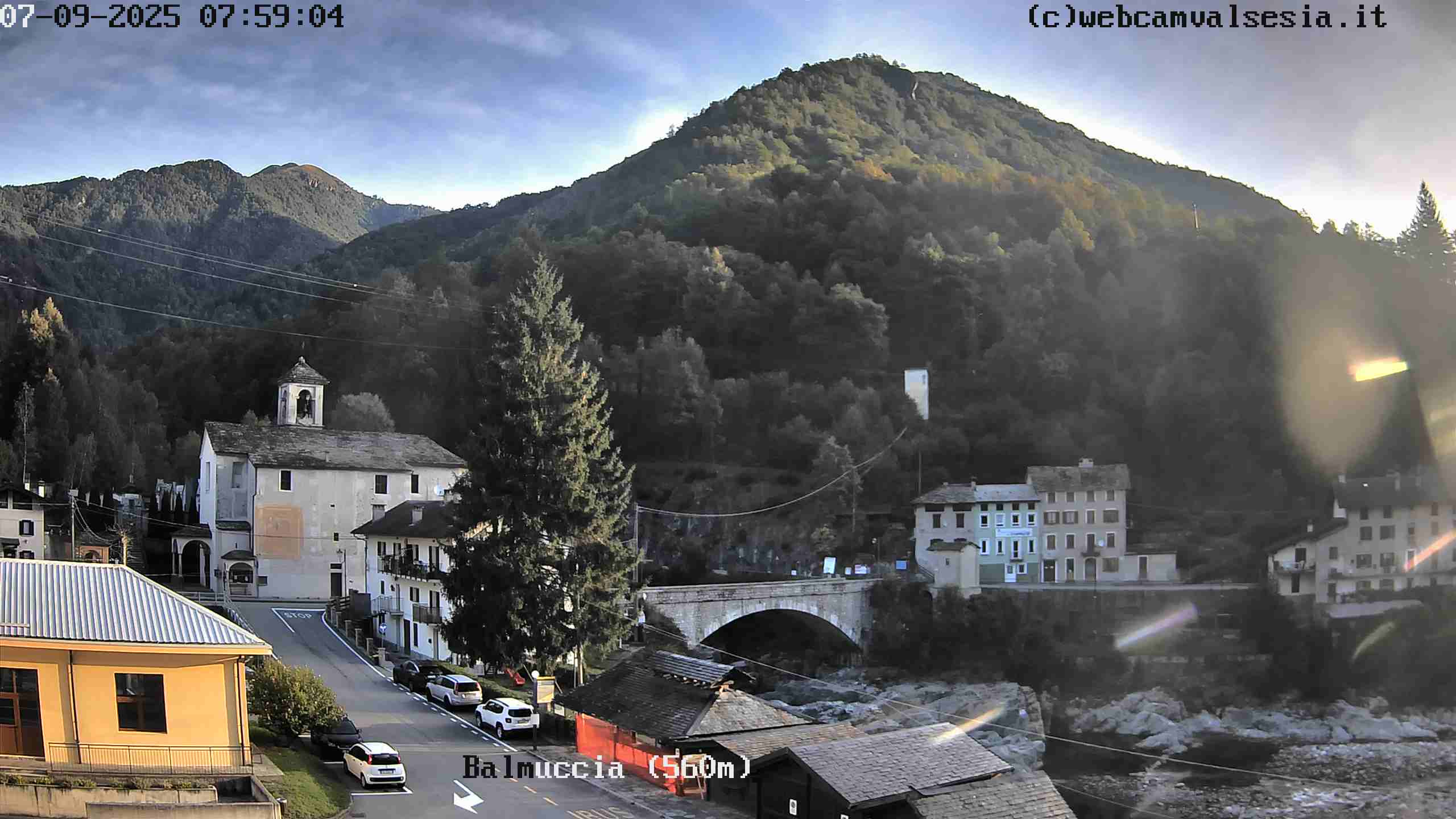 immagine della webcam nei dintorni di Quarona: webcam Balmuccia