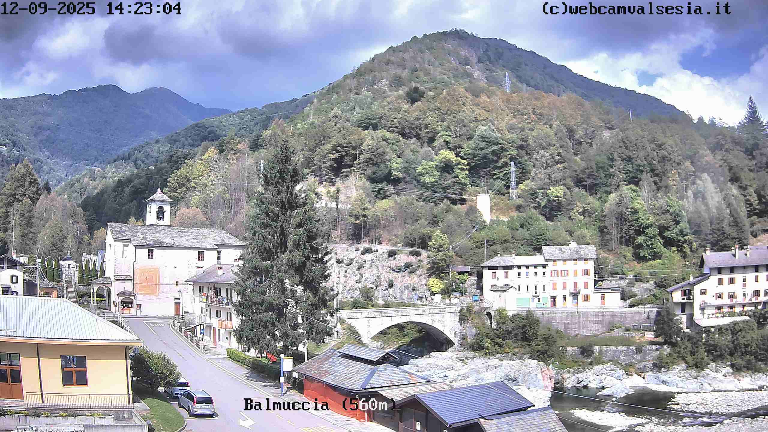 immagine della webcam nei dintorni di Piode: webcam Balmuccia
