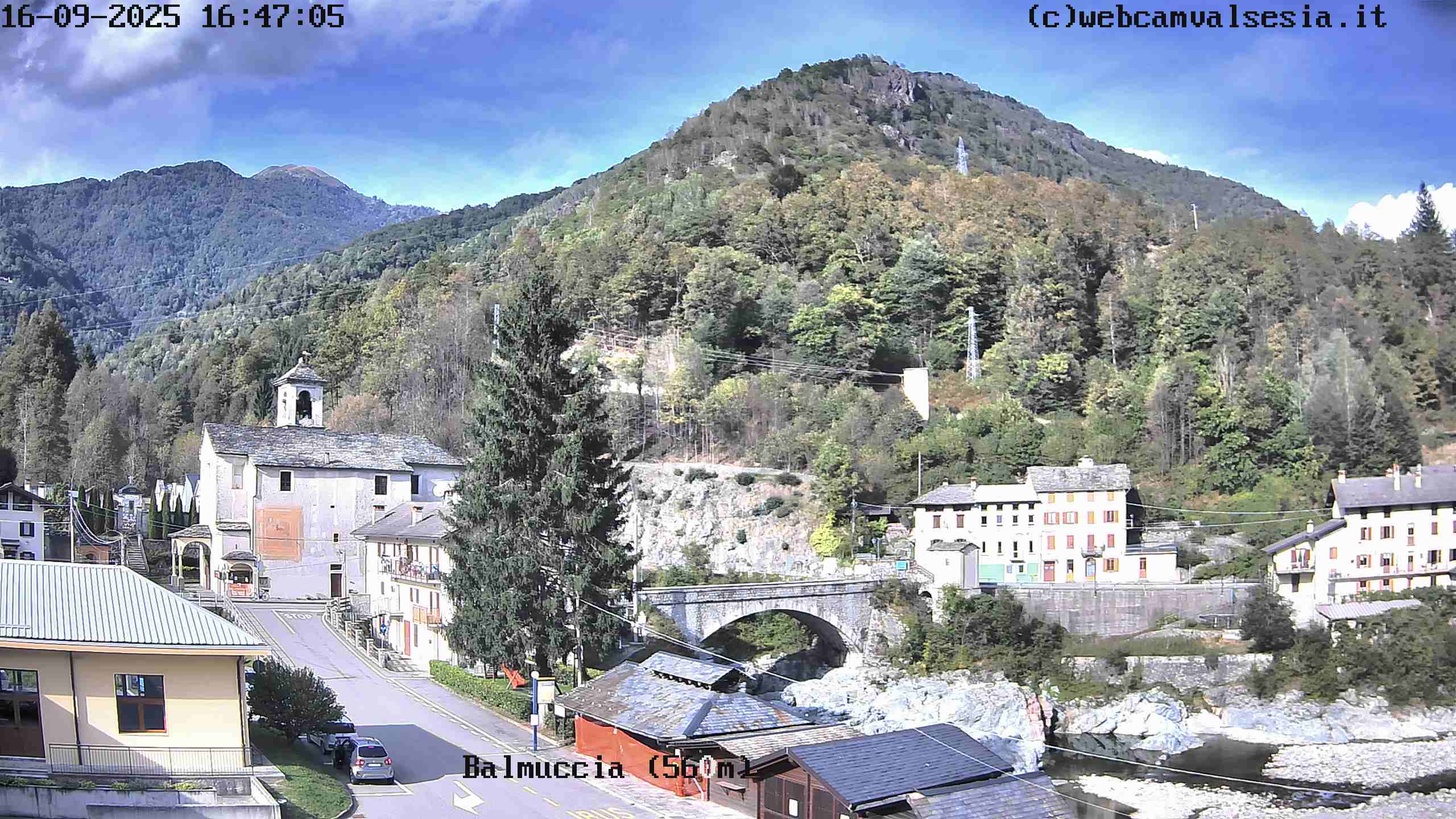 immagine della webcam nei dintorni di Varallo: webcam Balmuccia