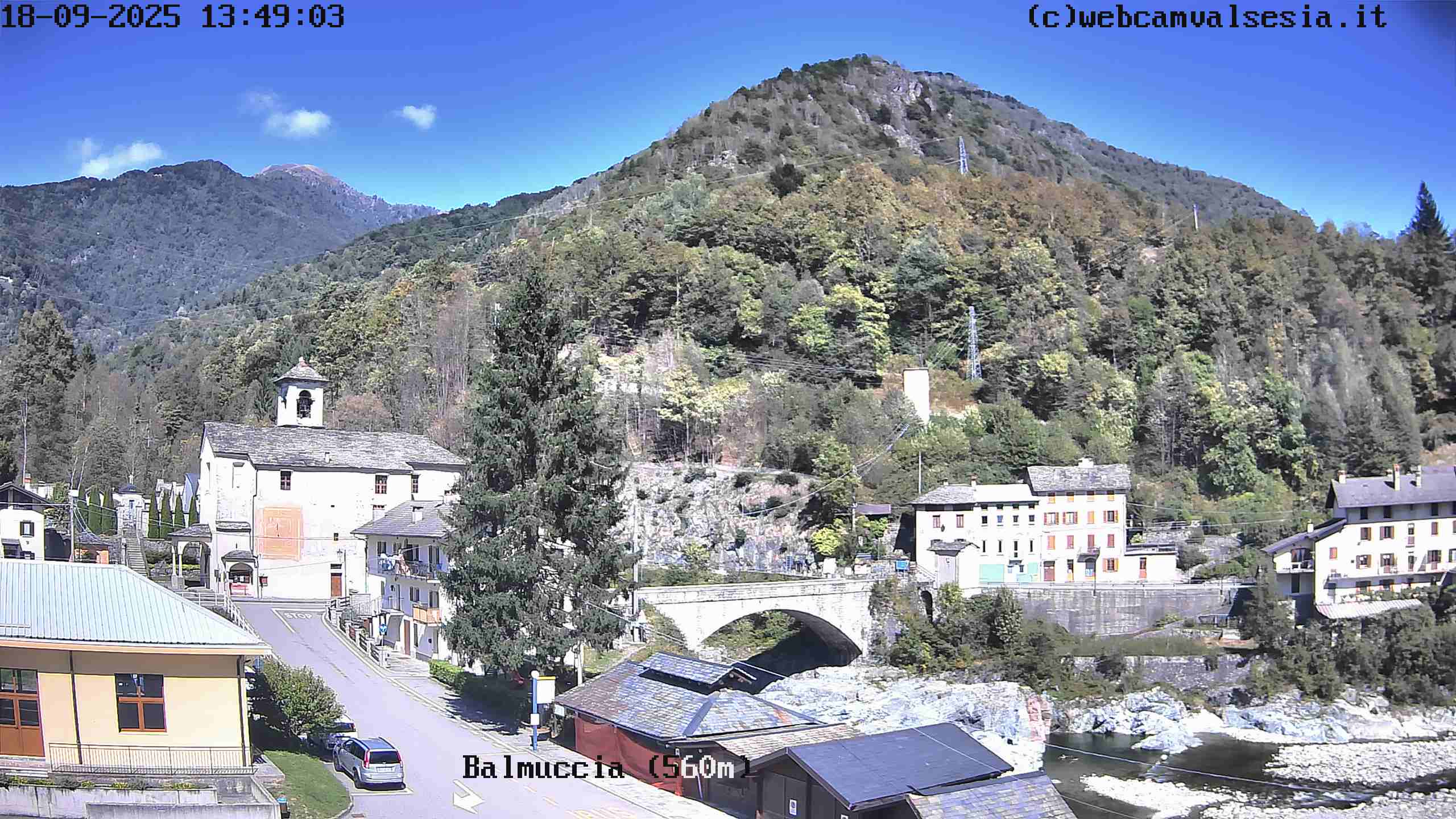 immagine della webcam nei dintorni di Rifugio Boffalora Ticino: webcam Balmuccia