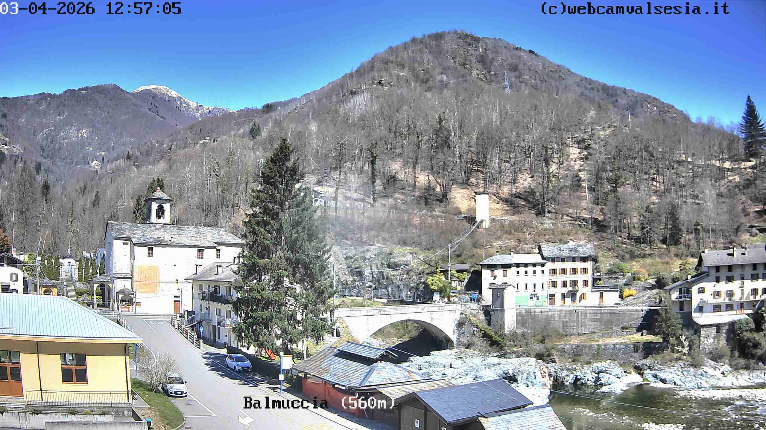 immagine della webcam nei dintorni di Quarona: webcam Balmuccia