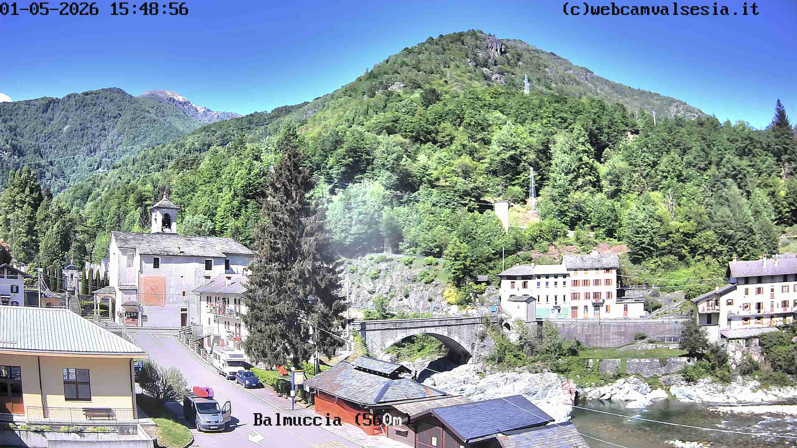 immagine della webcam nei dintorni di Scopello: webcam Balmuccia