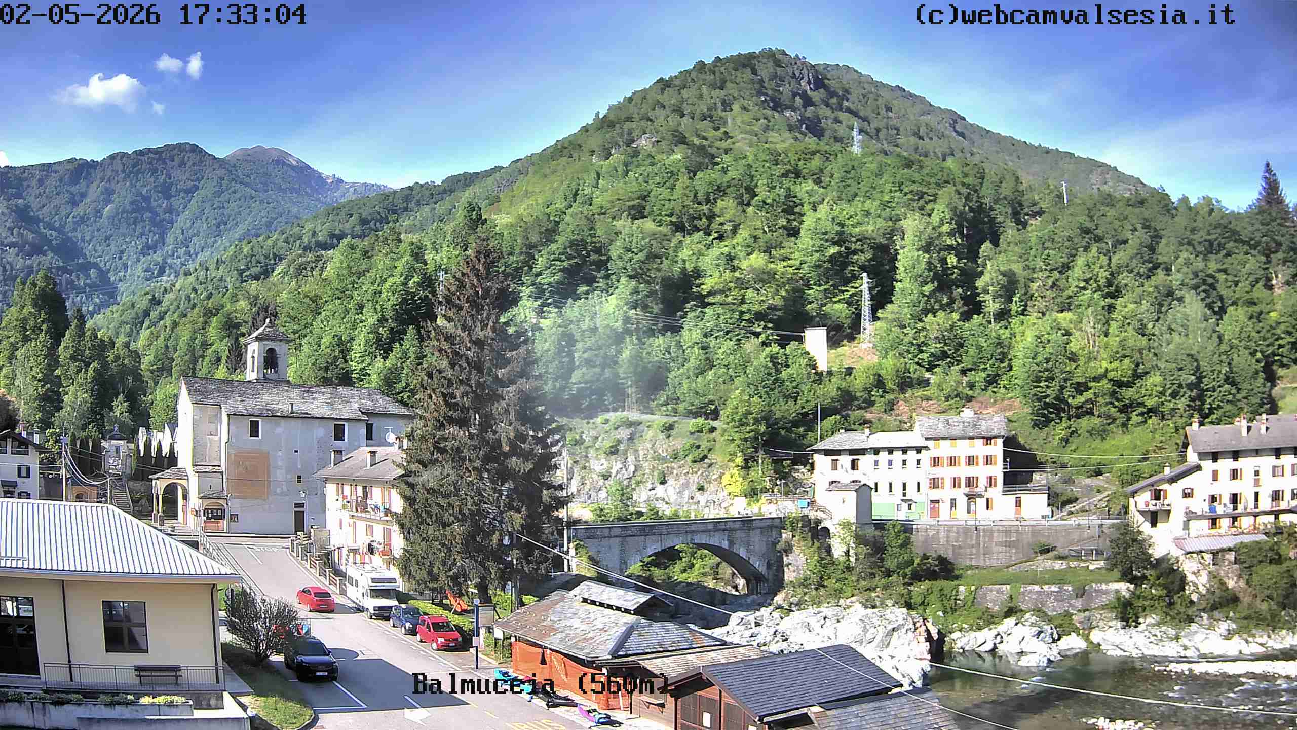immagine della webcam nei dintorni di Alagna Valsesia: webcam Balmuccia