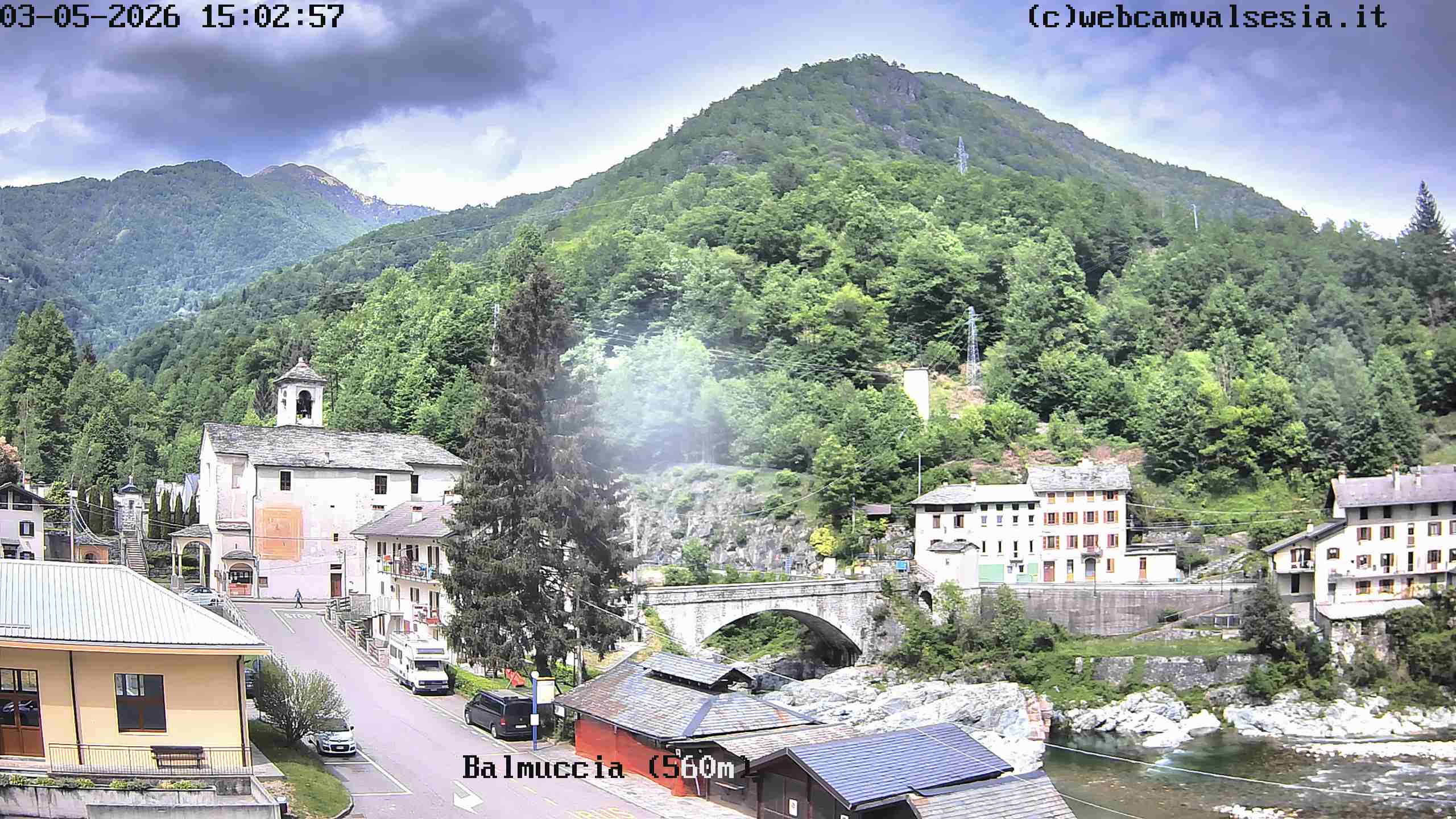 immagine della webcam nei dintorni di Alagna Valsesia: webcam Balmuccia