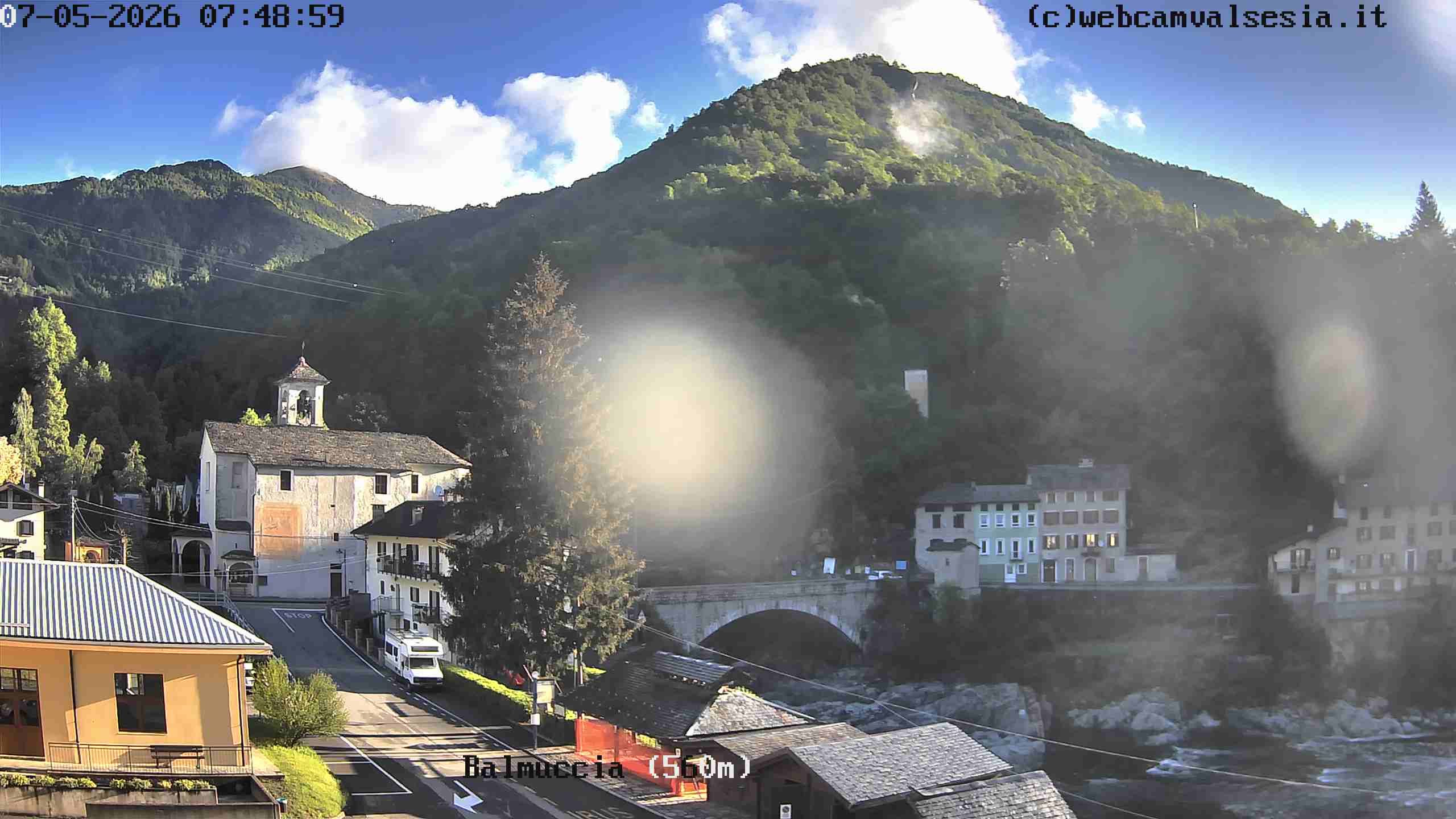 immagine della webcam nei dintorni di Alpe di Mera: webcam Balmuccia