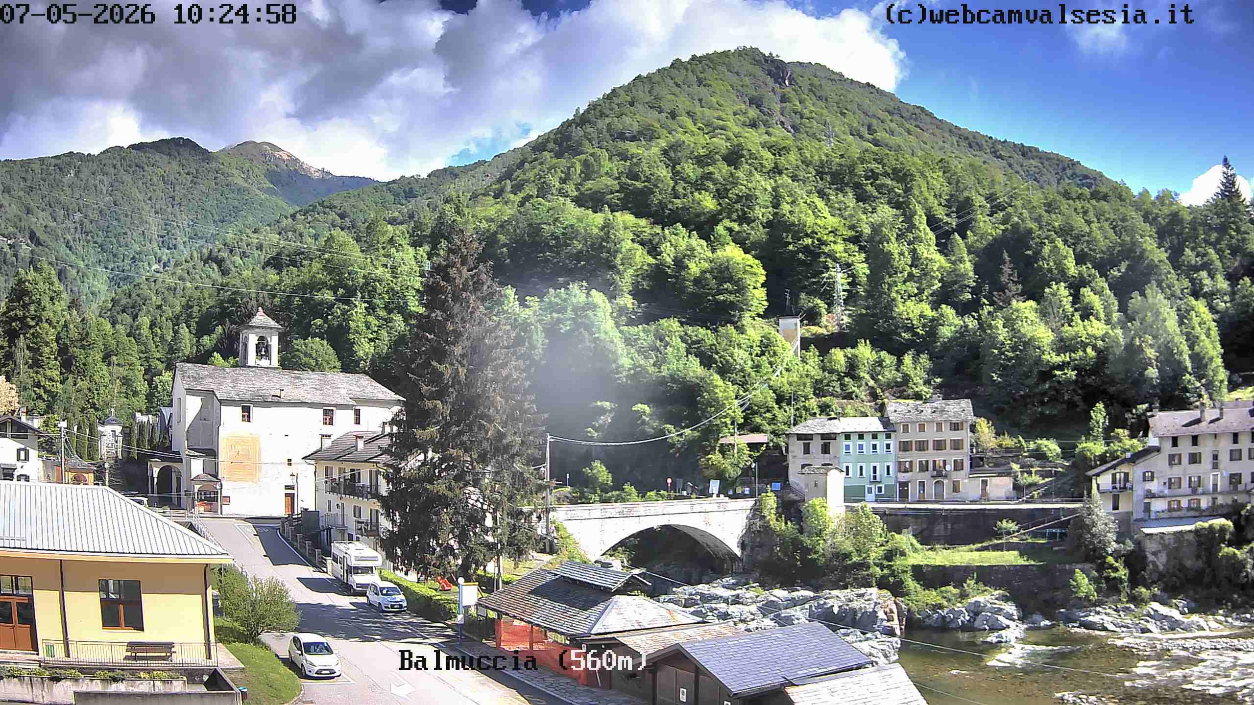 immagine della webcam nei dintorni di Alpe di Mera: webcam Balmuccia