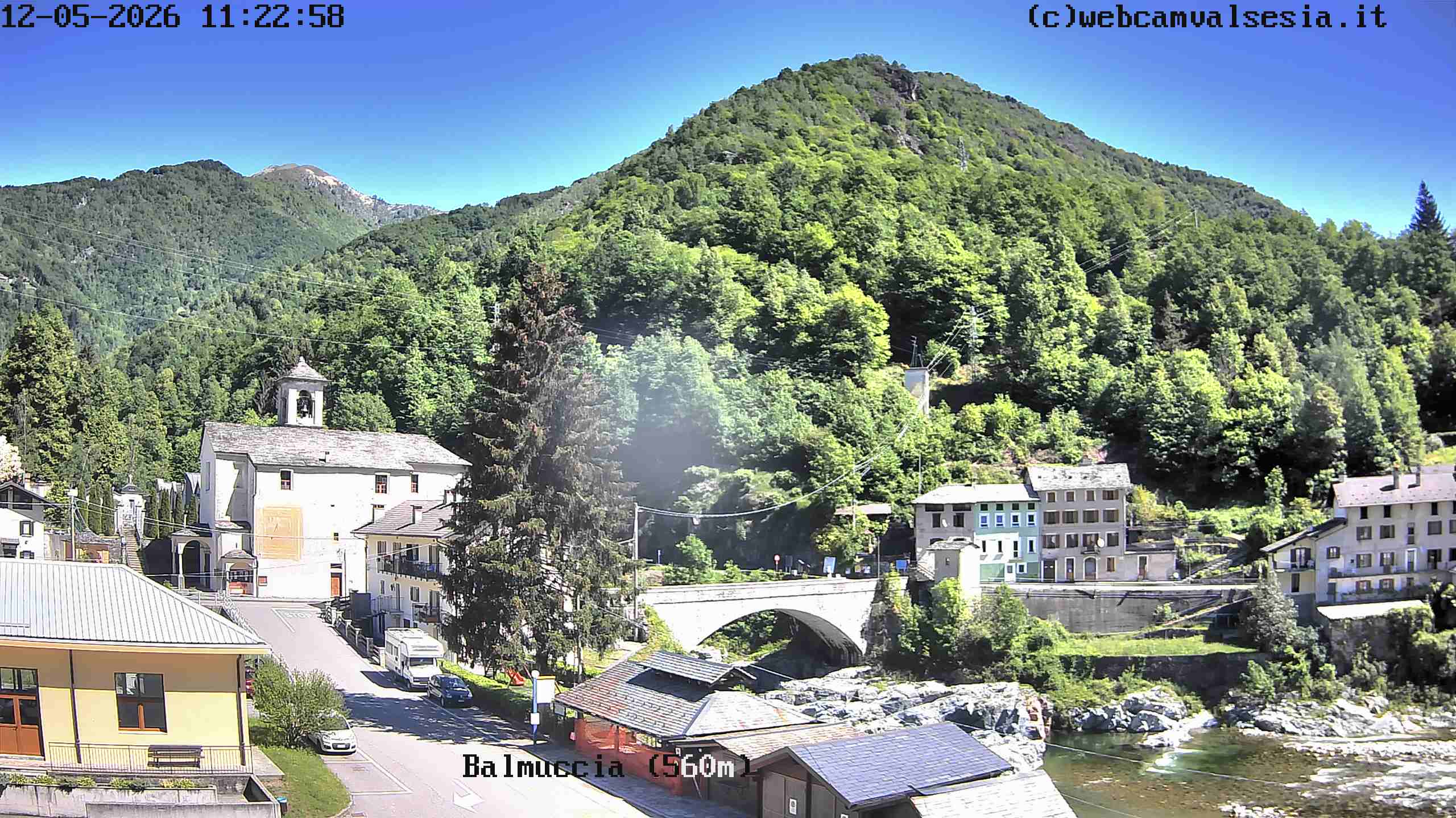 immagine della webcam nei dintorni di Campertogno: webcam Balmuccia