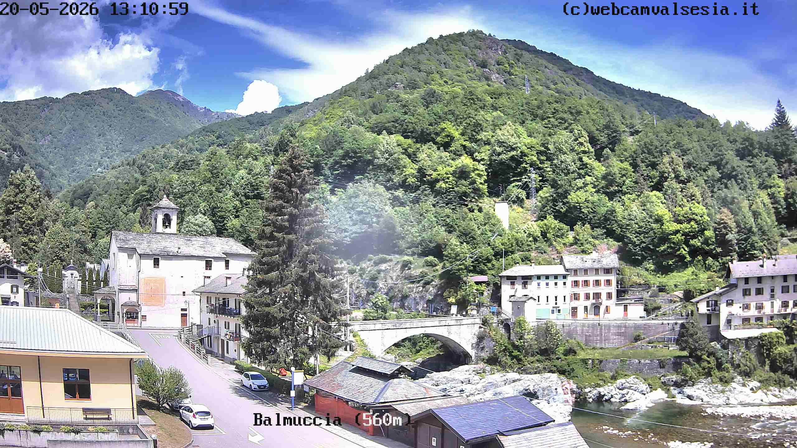 immagine della webcam nei dintorni di Quarona: webcam Balmuccia
