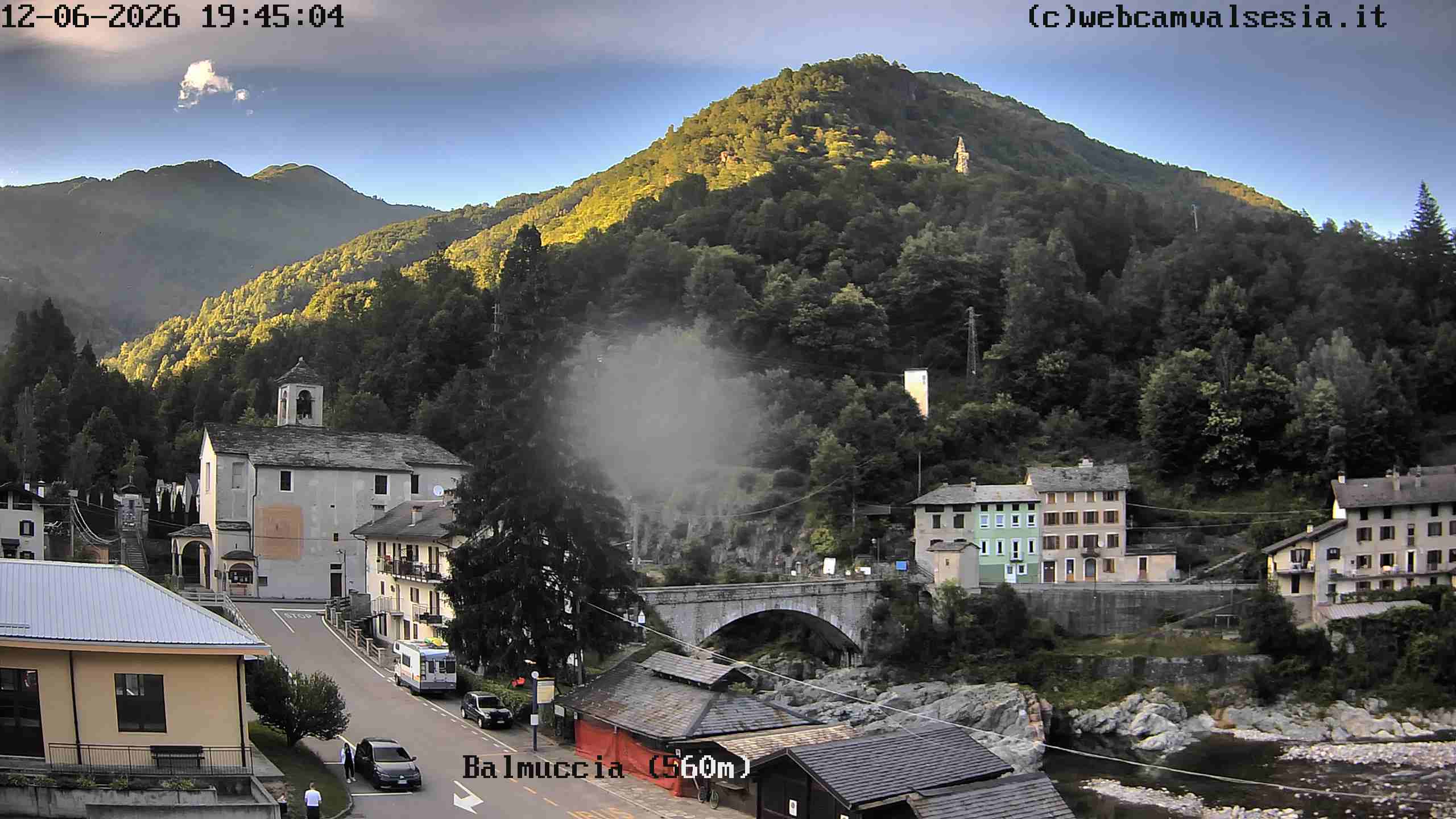 immagine della webcam nei dintorni di Campertogno: webcam Balmuccia
