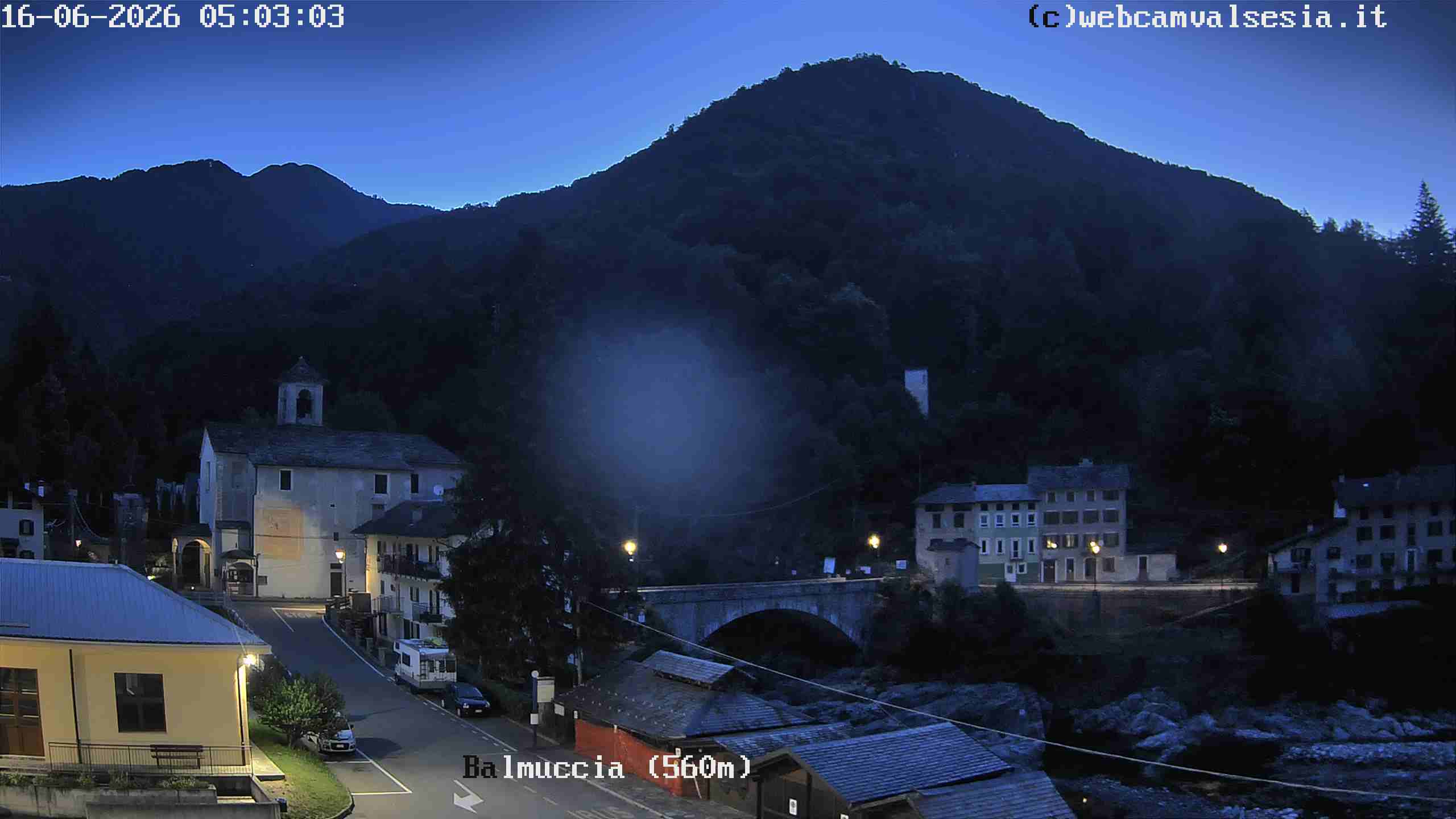 immagine della webcam nei dintorni di Bielmonte: webcam Balmuccia