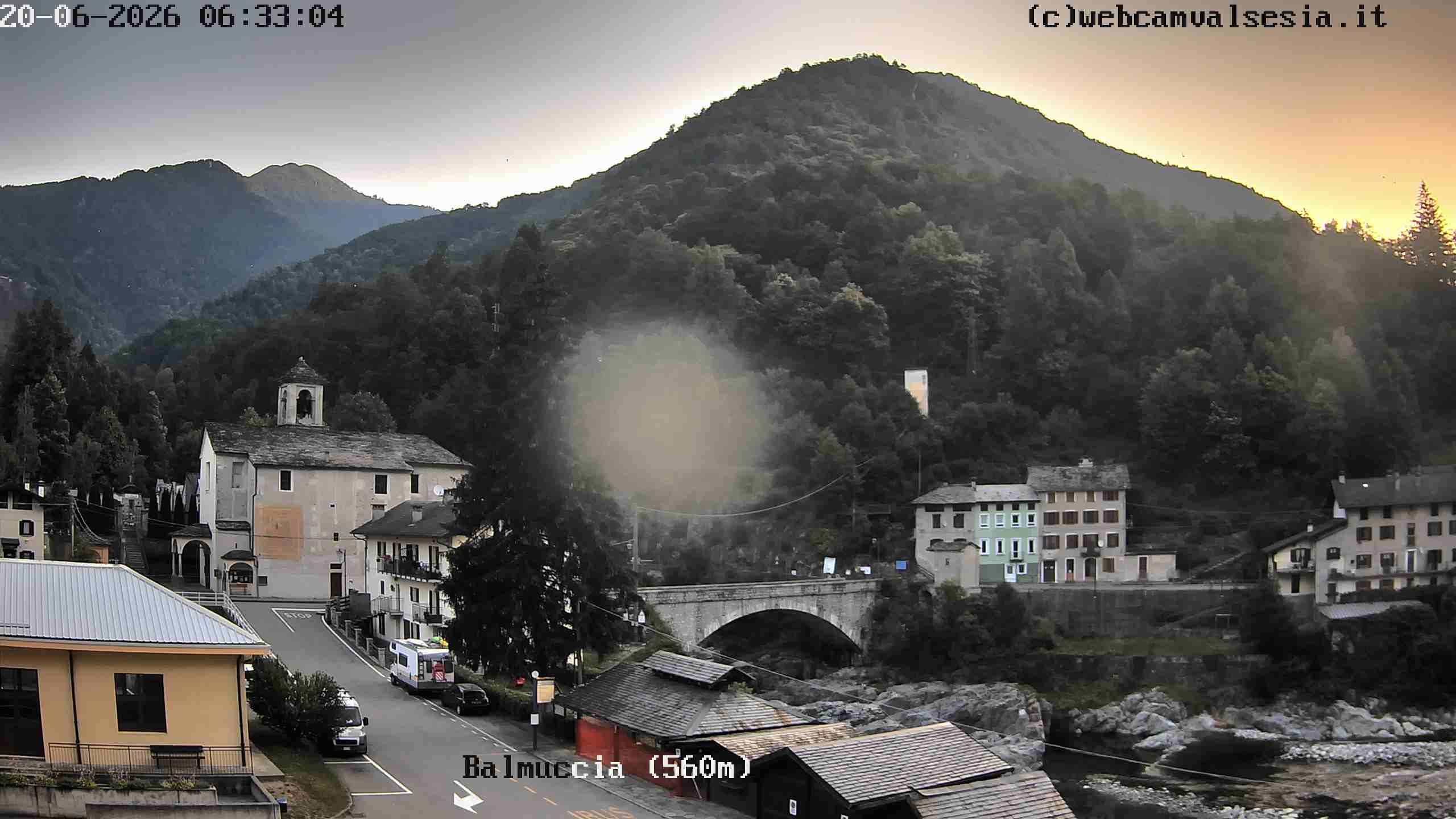 immagine della webcam nei dintorni di Scopello: webcam Balmuccia
