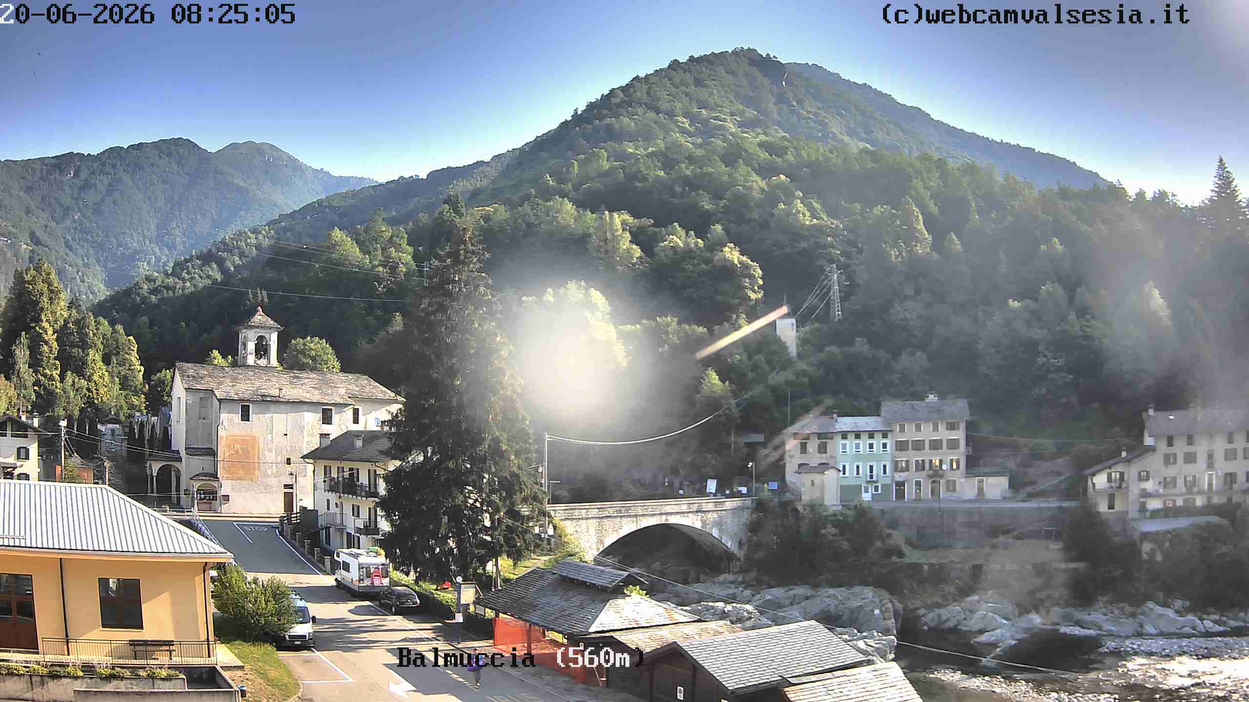 immagine della webcam nei dintorni di Scopello: webcam Balmuccia