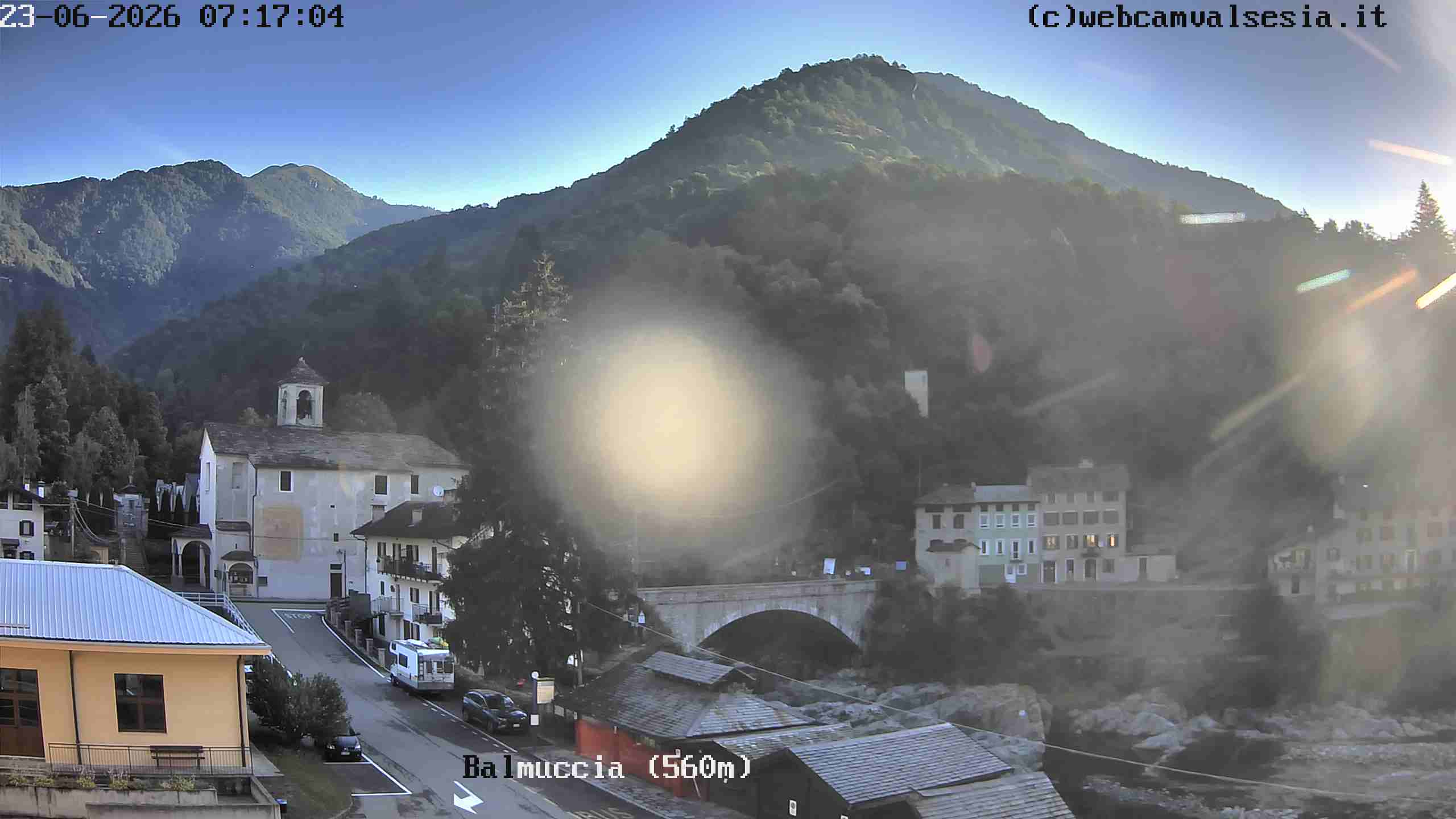 immagine della webcam nei dintorni di Rassa: webcam Balmuccia