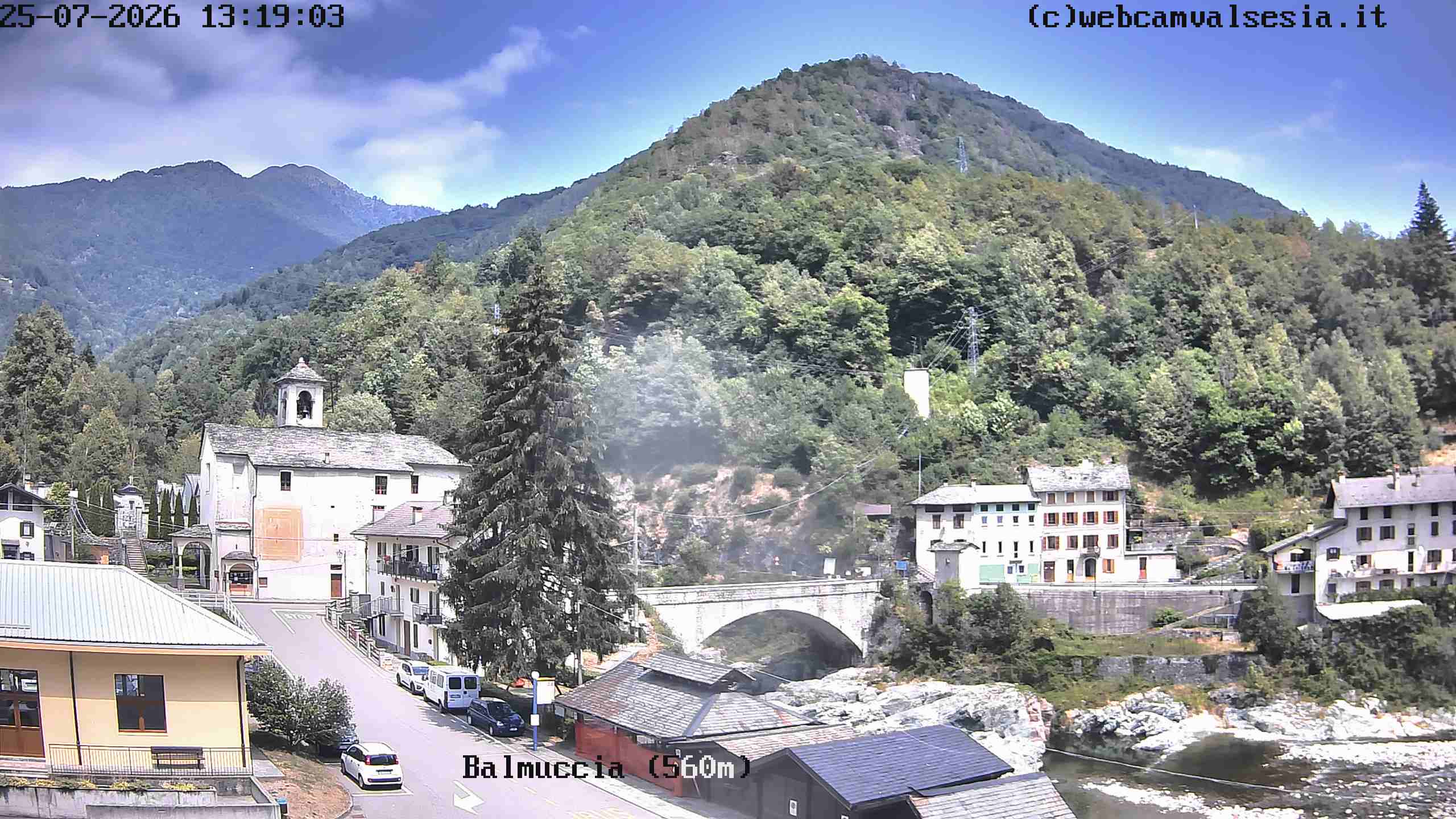 immagine della webcam nei dintorni di Quarona: webcam Balmuccia
