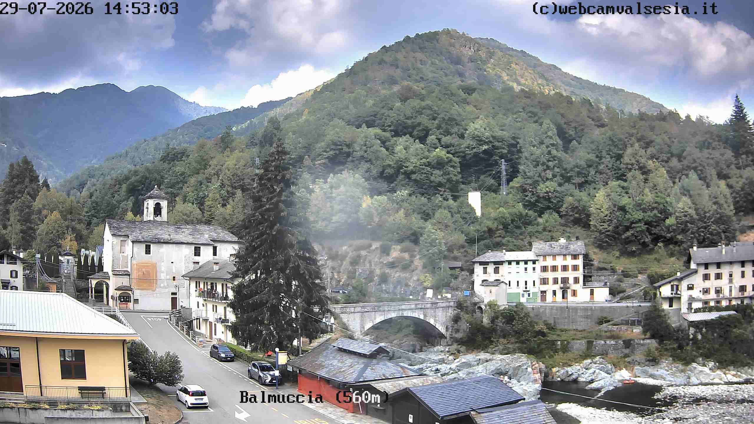 immagine della webcam nei dintorni di Riva Valdobbia: webcam Balmuccia