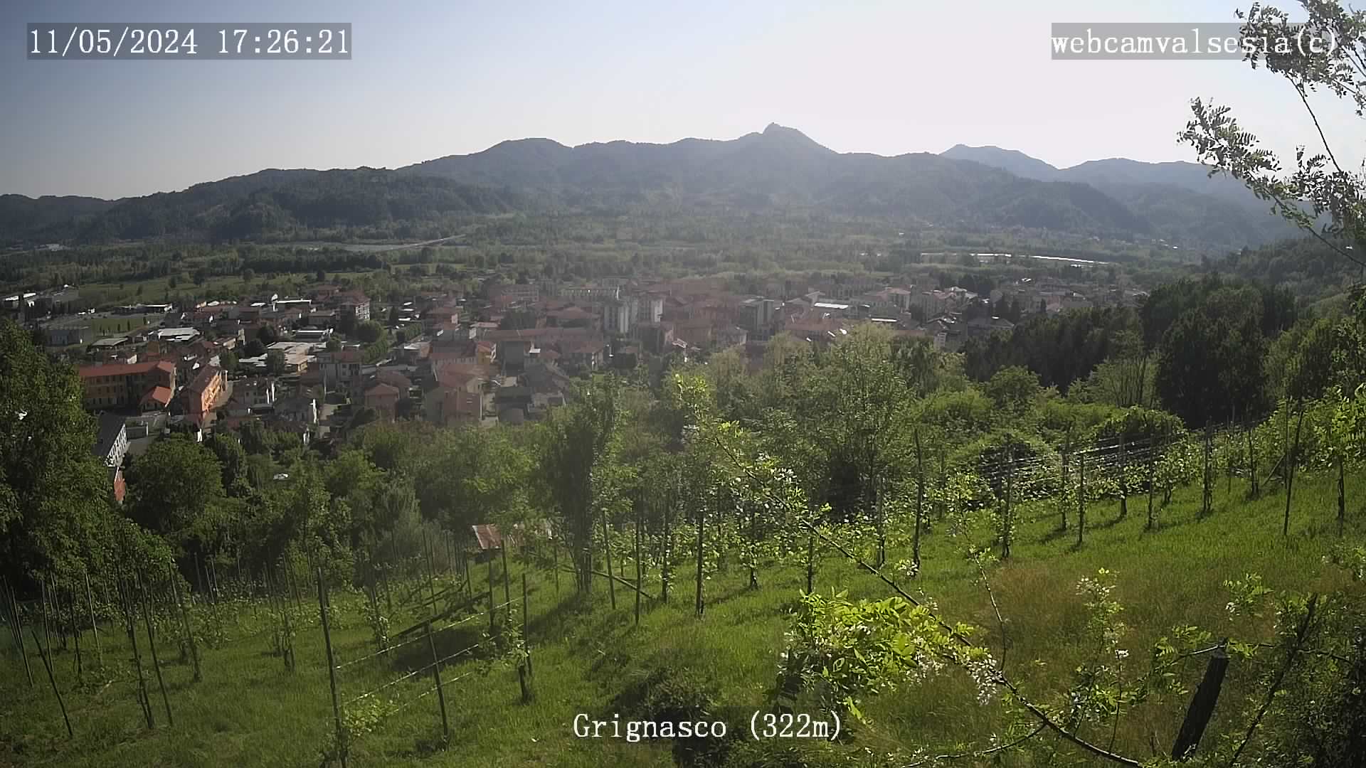 immagine della webcam nei dintorni di Cavaglio d'Agogna: webcam Grignasco