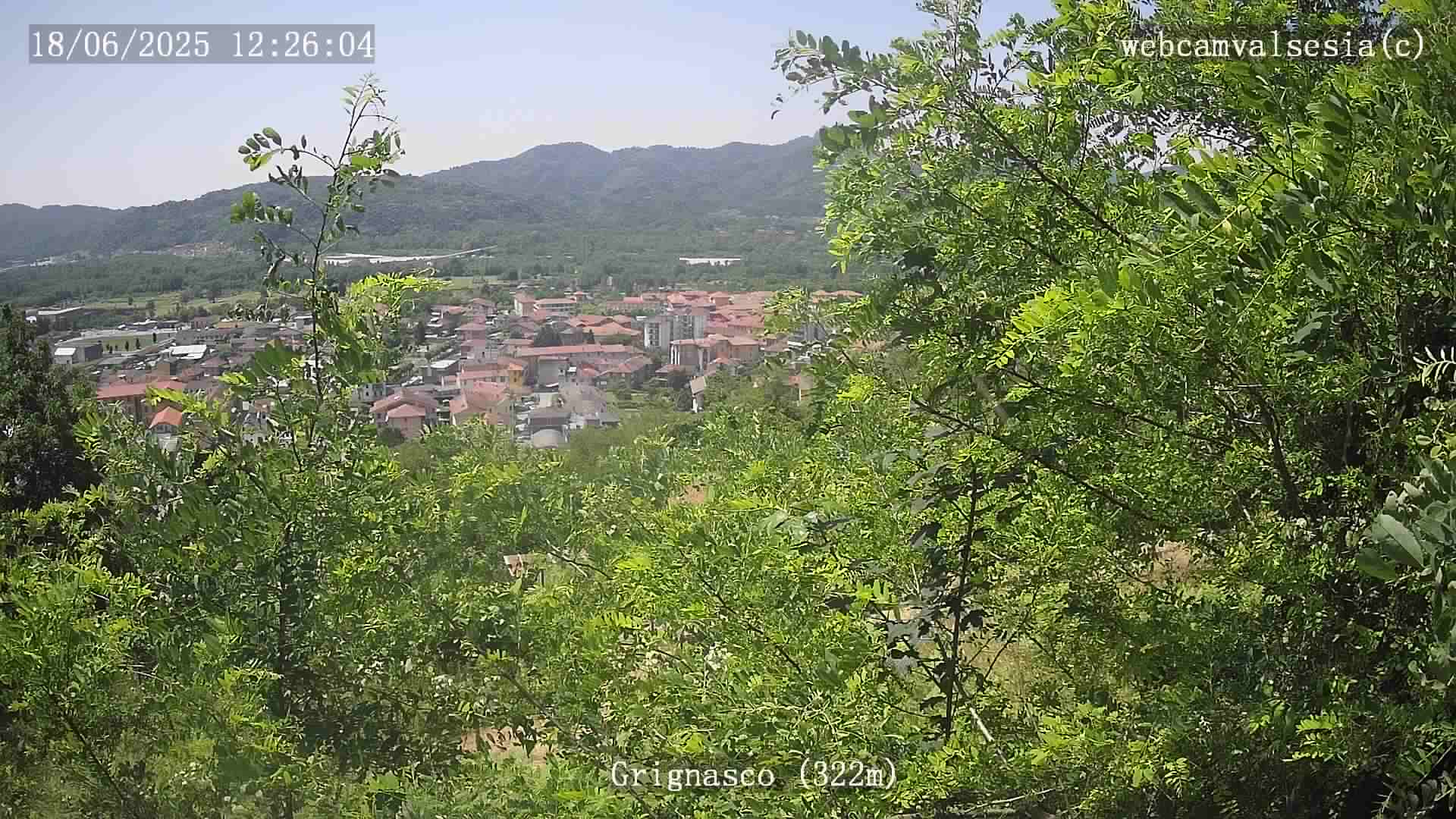 immagine della webcam nei dintorni di Bolzano Novarese: webcam Grignasco