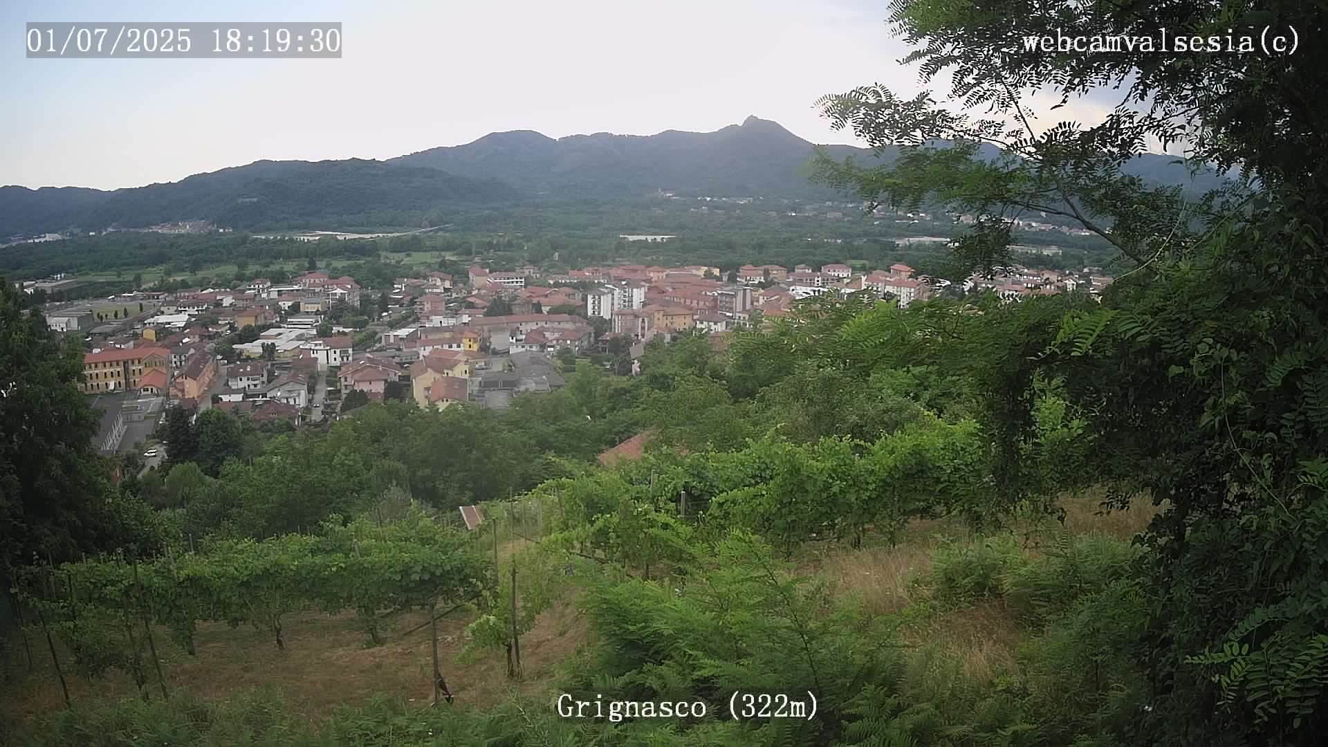 immagine della webcam nei dintorni di Pernate: webcam Grignasco