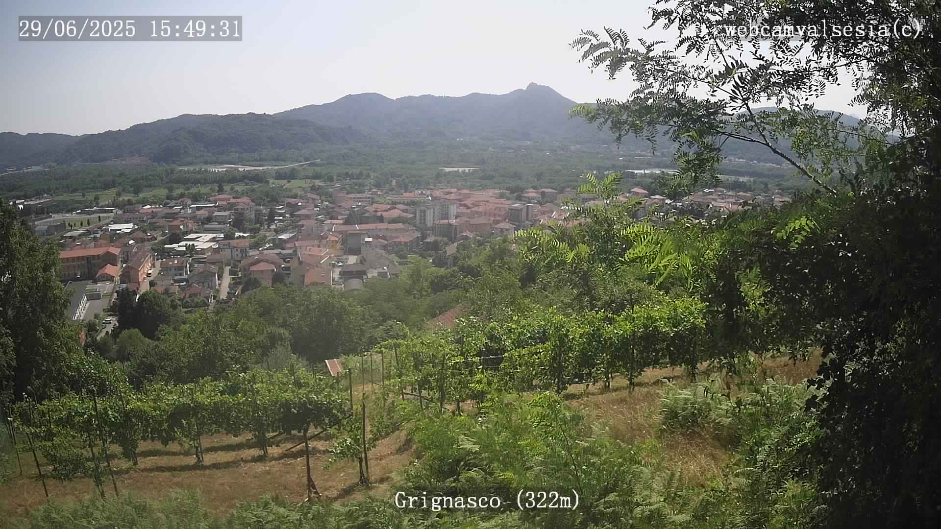 immagine della webcam nei dintorni di Novara: webcam Grignasco