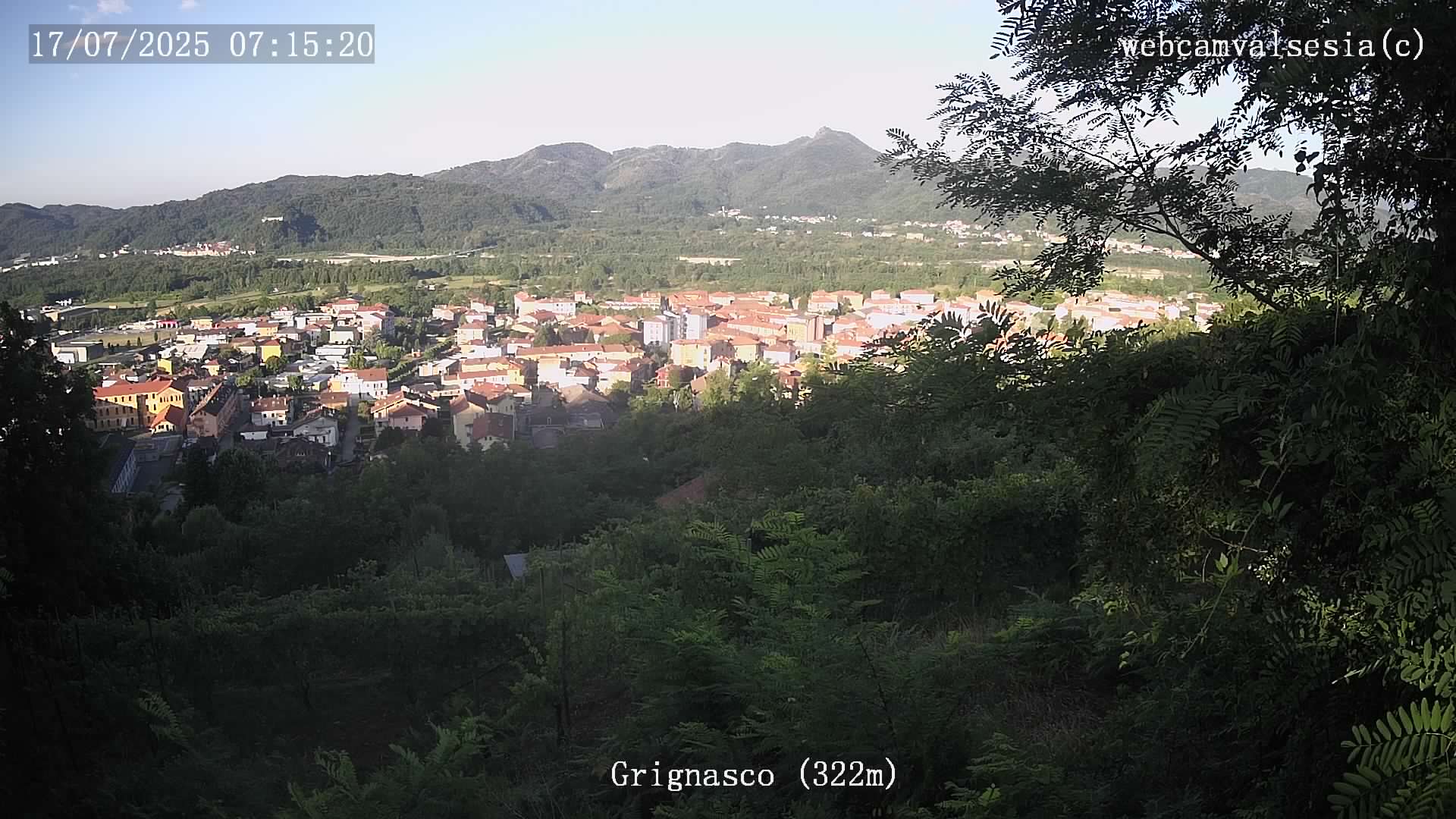 immagine della webcam nei dintorni di Quarona: webcam Grignasco