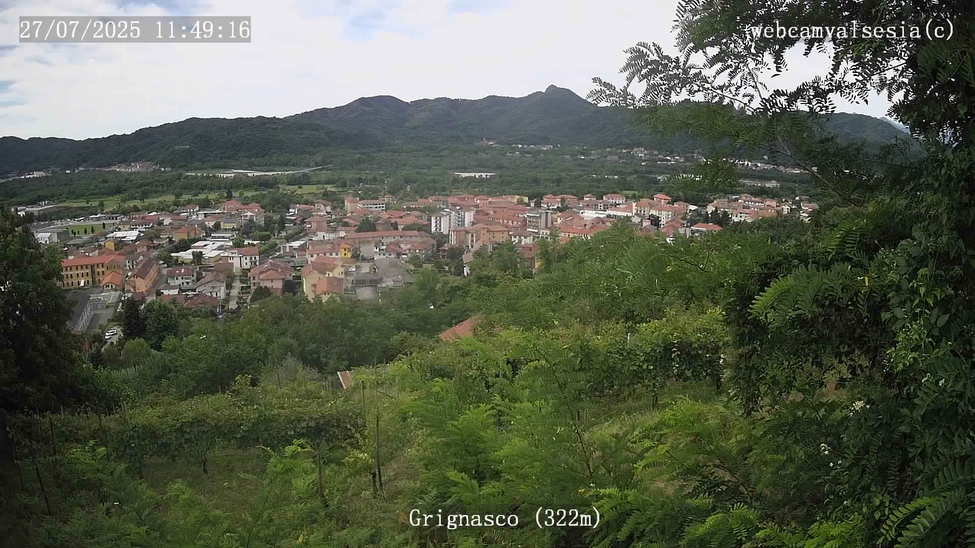 immagine della webcam nei dintorni di Trivero: webcam Grignasco