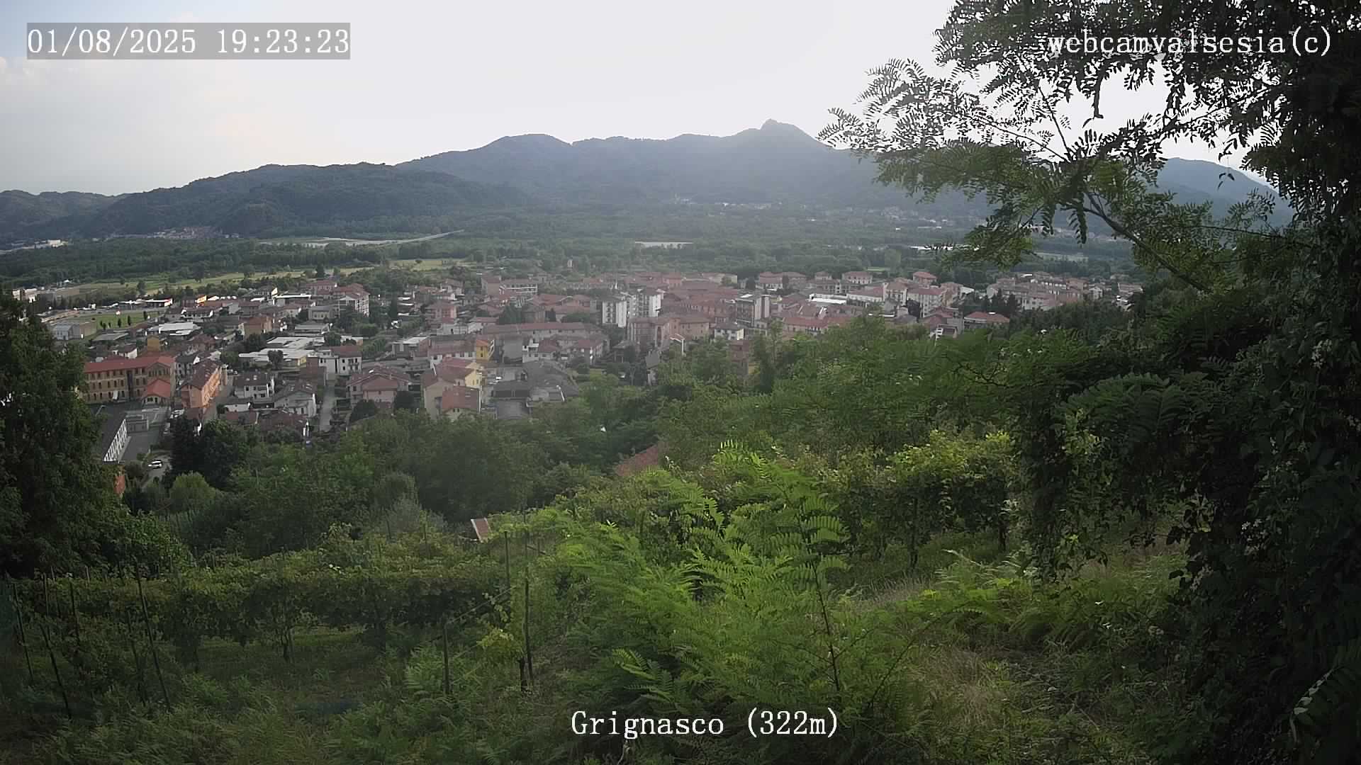 immagine della webcam nei dintorni di Bolzano Novarese: webcam Grignasco