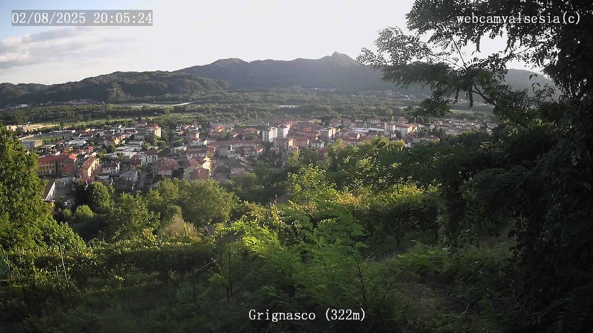 immagine della webcam nei dintorni di Bolzano Novarese: webcam Grignasco