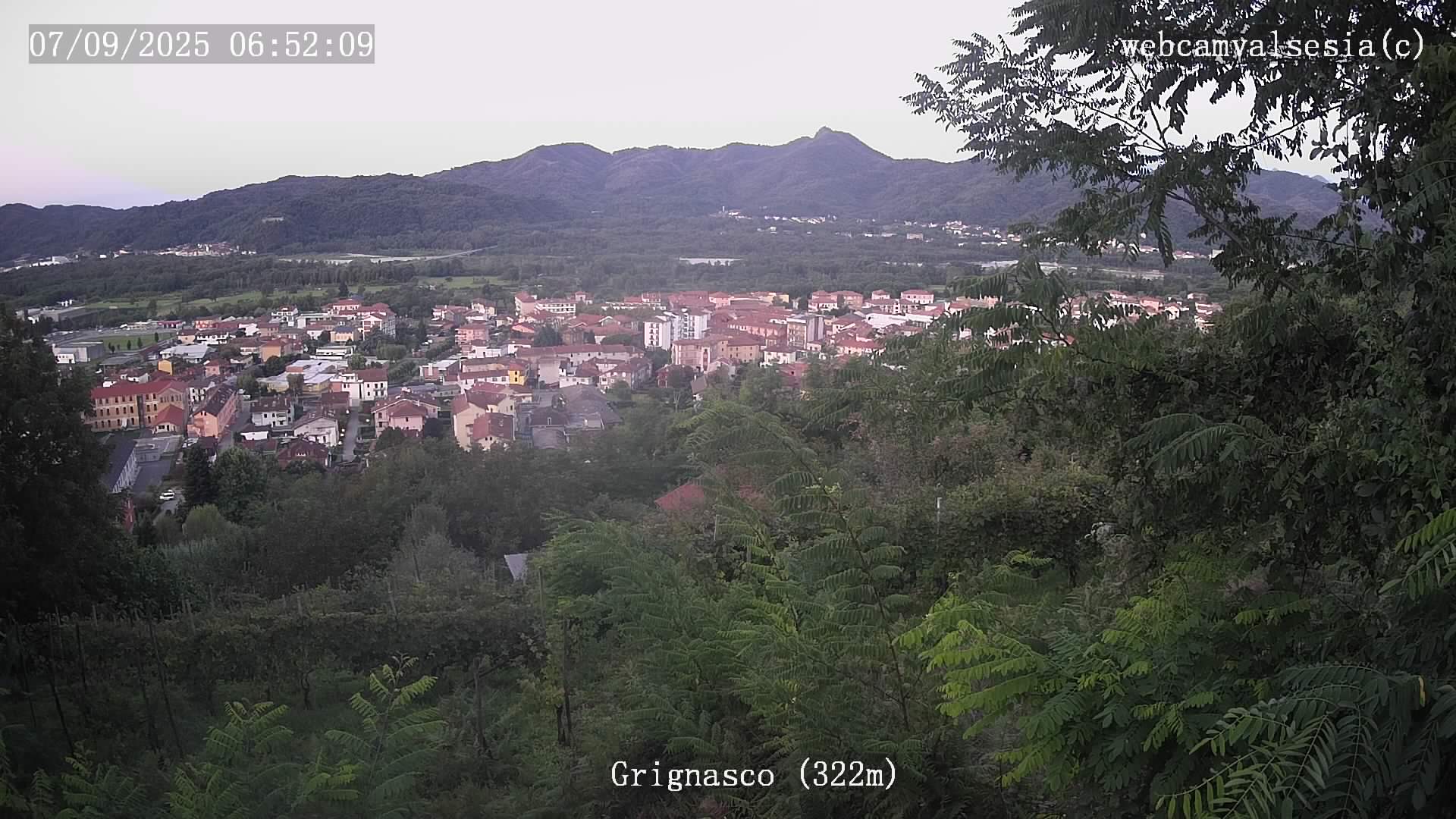 immagine della webcam nei dintorni di Quarona: webcam Grignasco