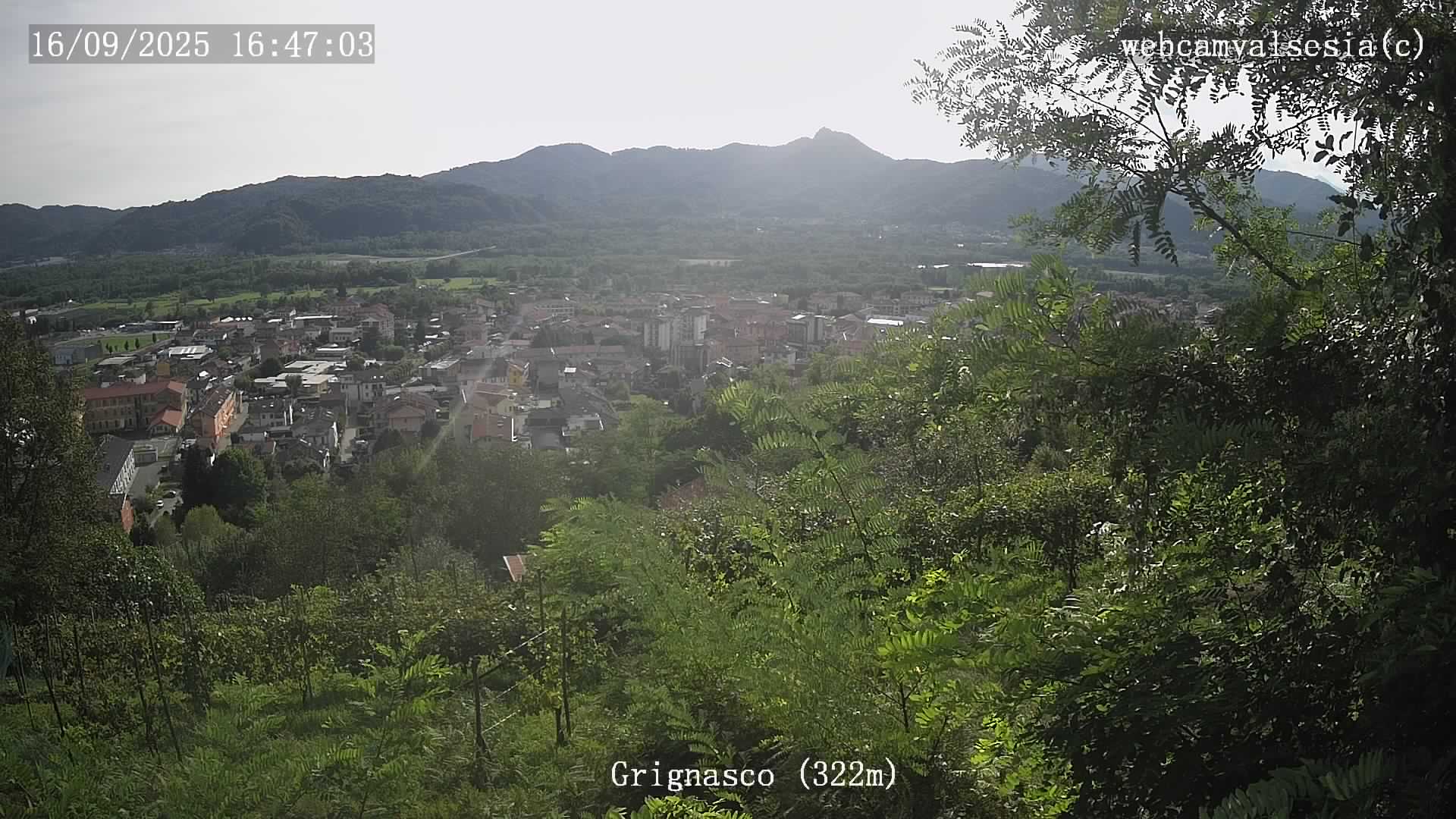 immagine della webcam nei dintorni di Varallo: webcam Grignasco