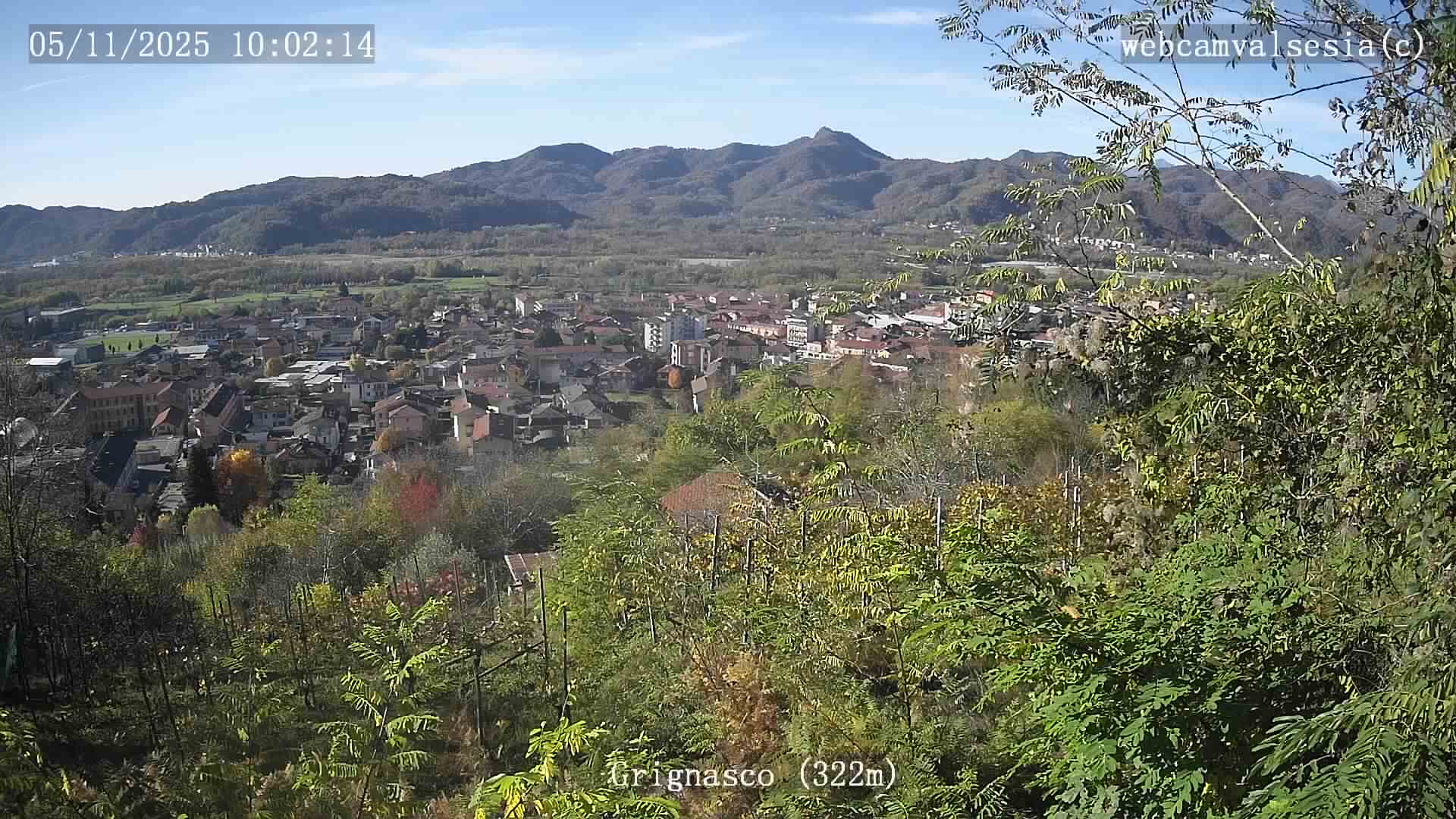 immagine della webcam nei dintorni di Vaprio d'Agogna: webcam Grignasco