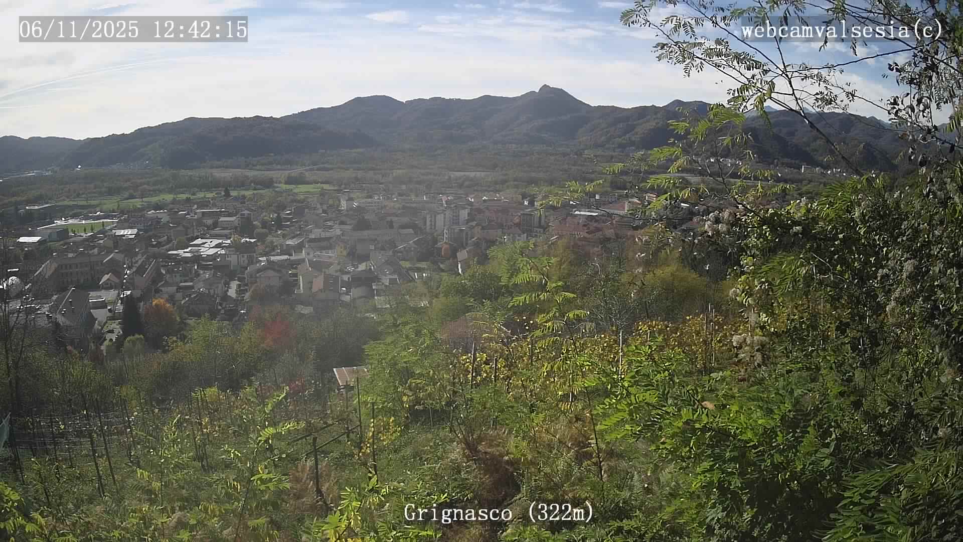 immagine della webcam nei dintorni di Cavaglio d'Agogna: webcam Grignasco
