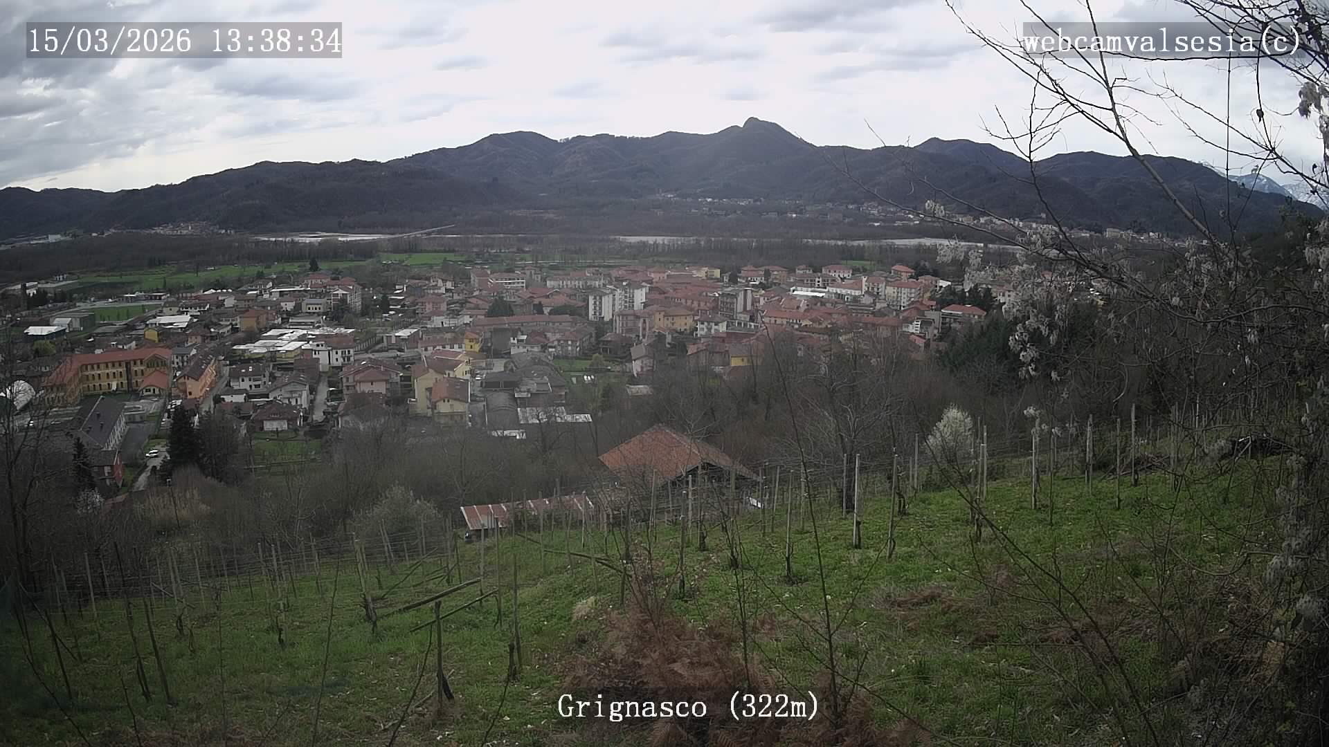 immagine della webcam nei dintorni di Bielmonte: webcam Grignasco